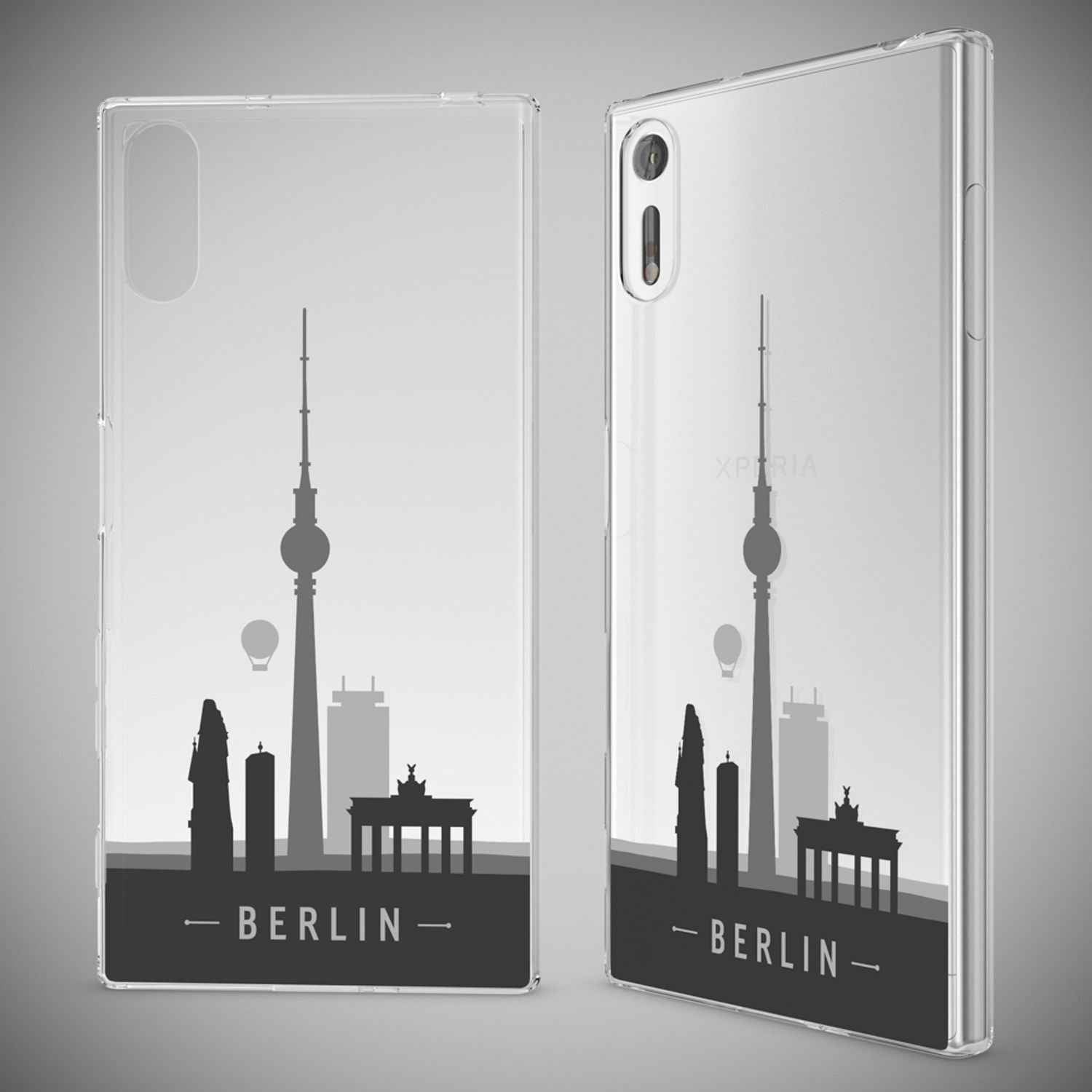 Sony Xperia XZ Handy Hülle von NALIA, Silikon TPU Motiv Case Cover Bumper Dünn