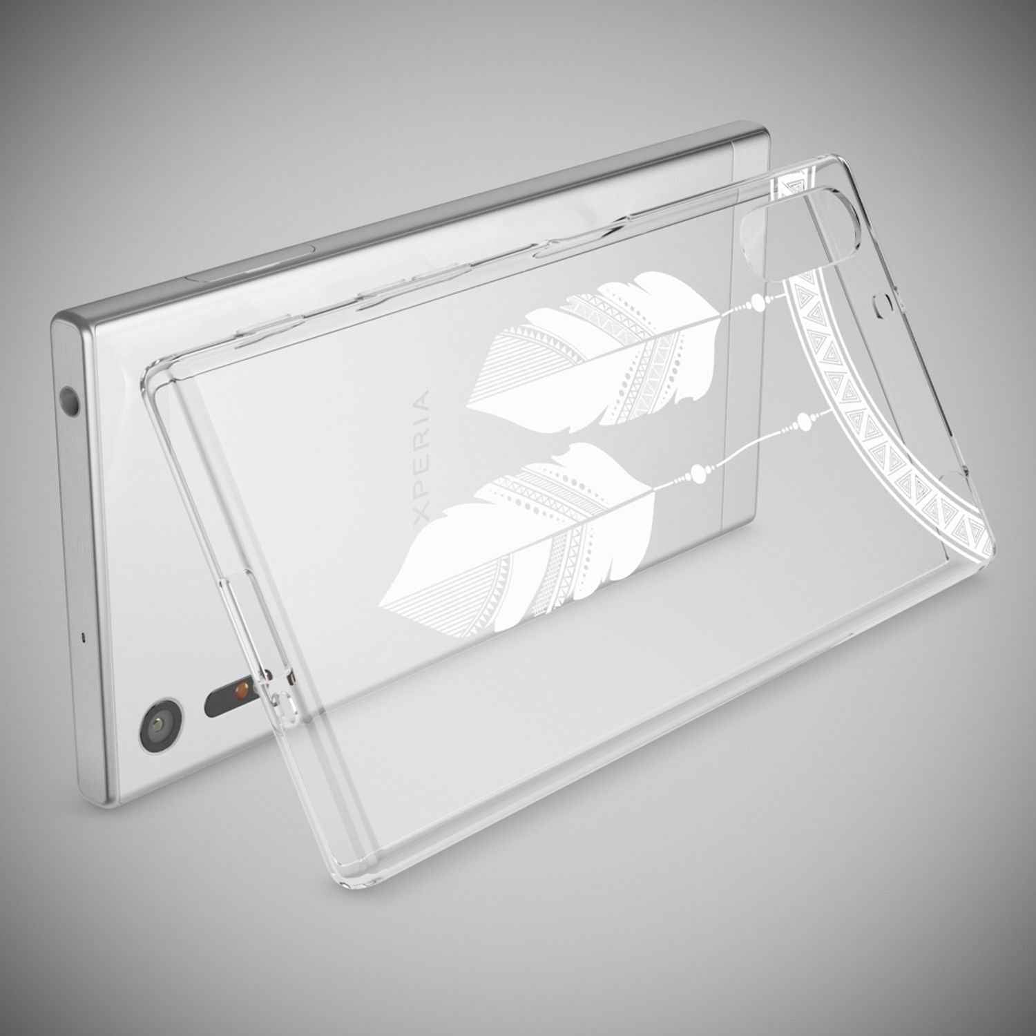 Sony Xperia XZ Handy Hülle von NALIA, Silikon TPU Motiv Case Cover Bumper Dünn