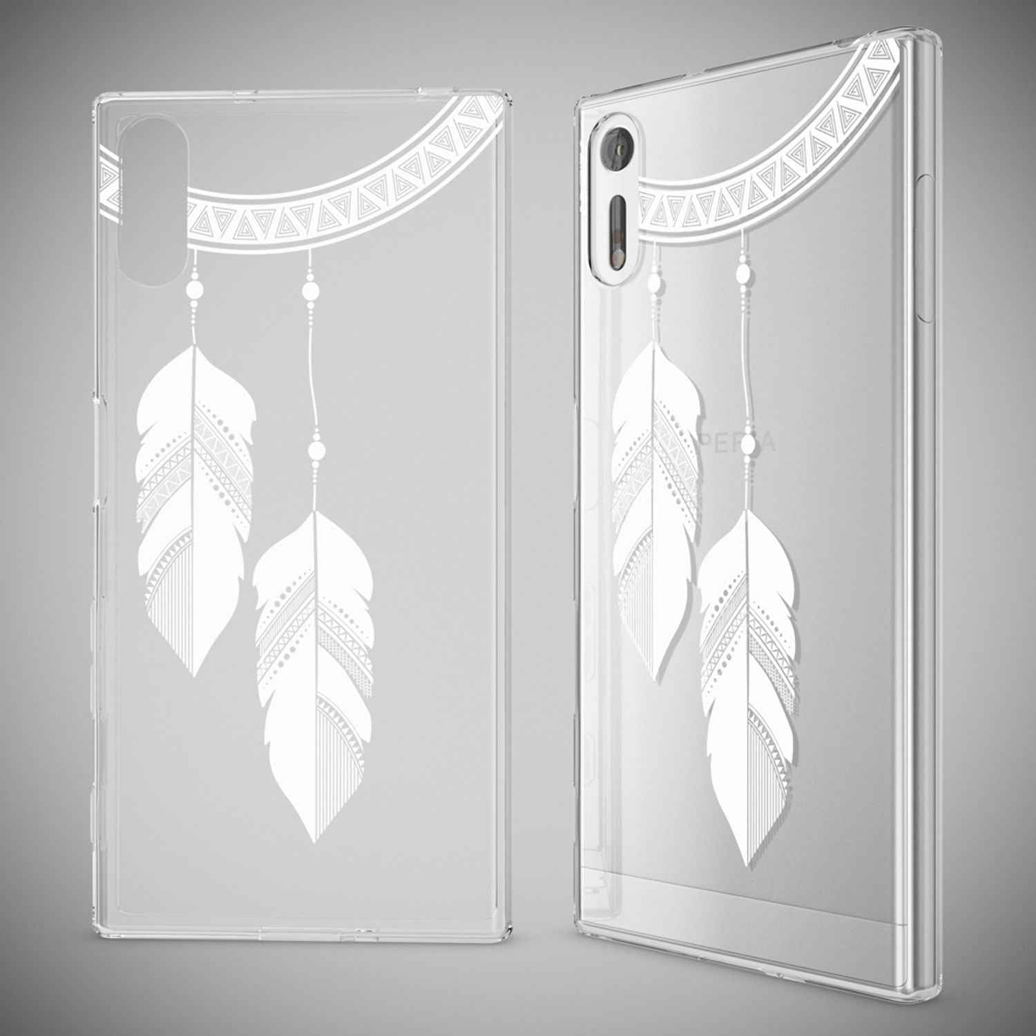 Sony Xperia XZ Handy Hülle von NALIA, Silikon TPU Motiv Case Cover Bumper Dünn