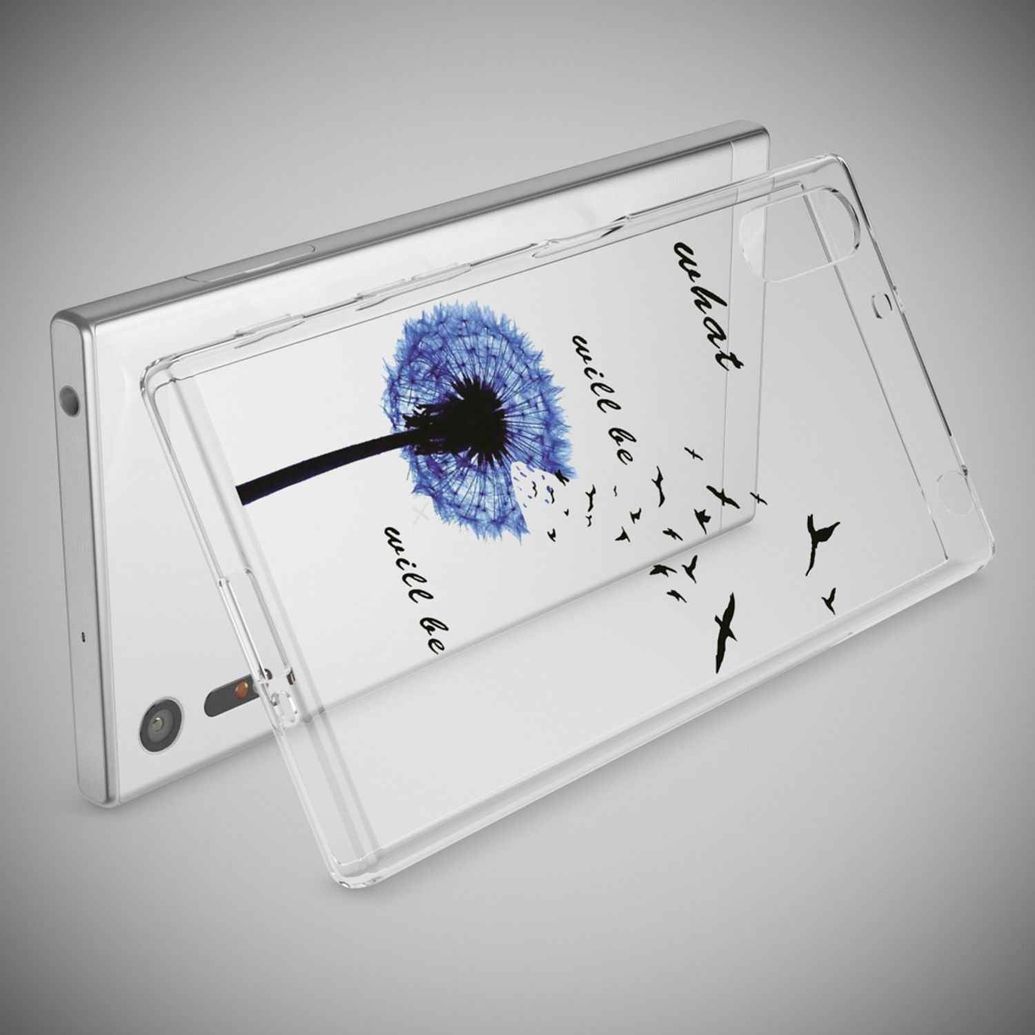 Sony Xperia XZ Handy Hülle von NALIA, Silikon TPU Motiv Case Cover Bumper Dünn