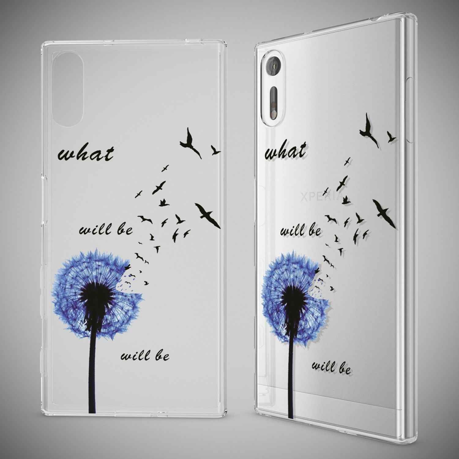 Sony Xperia XZ Handy Hülle von NALIA, Silikon TPU Motiv Case Cover Bumper Dünn