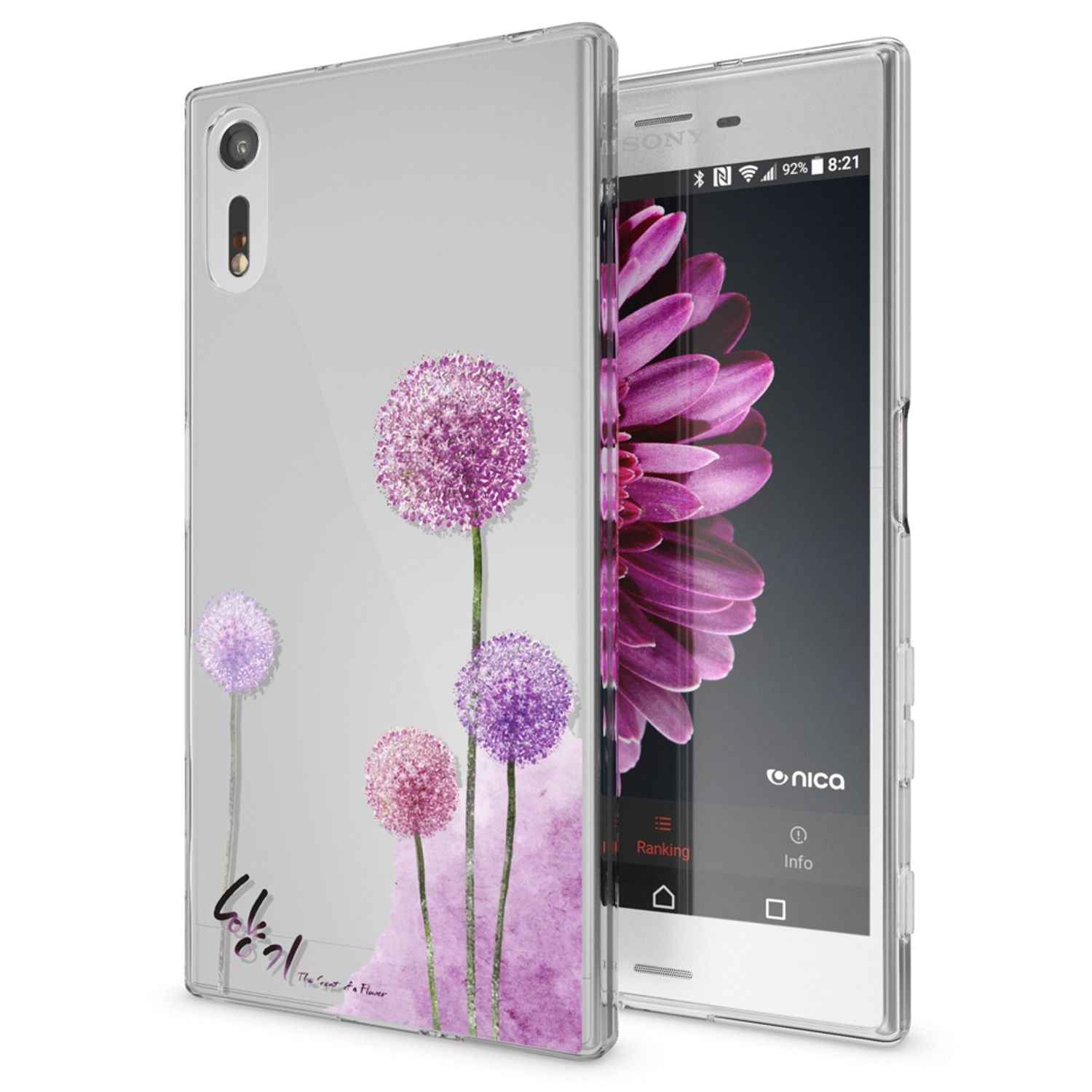 Sony Xperia XZ Handy Hülle von NALIA, Silikon TPU Motiv Case Cover Bumper Dünn