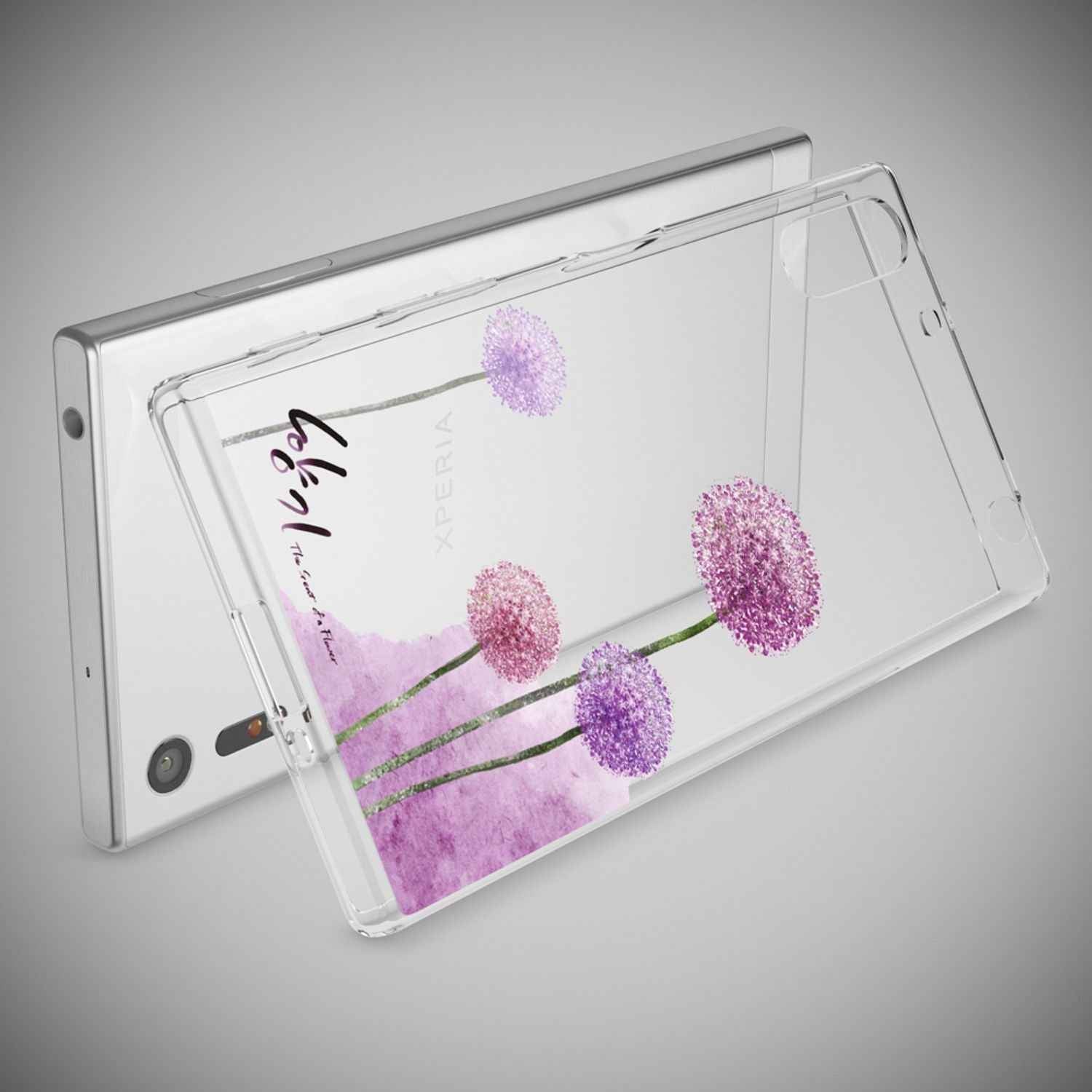 Sony Xperia XZ Handy Hülle von NALIA, Silikon TPU Motiv Case Cover Bumper Dünn