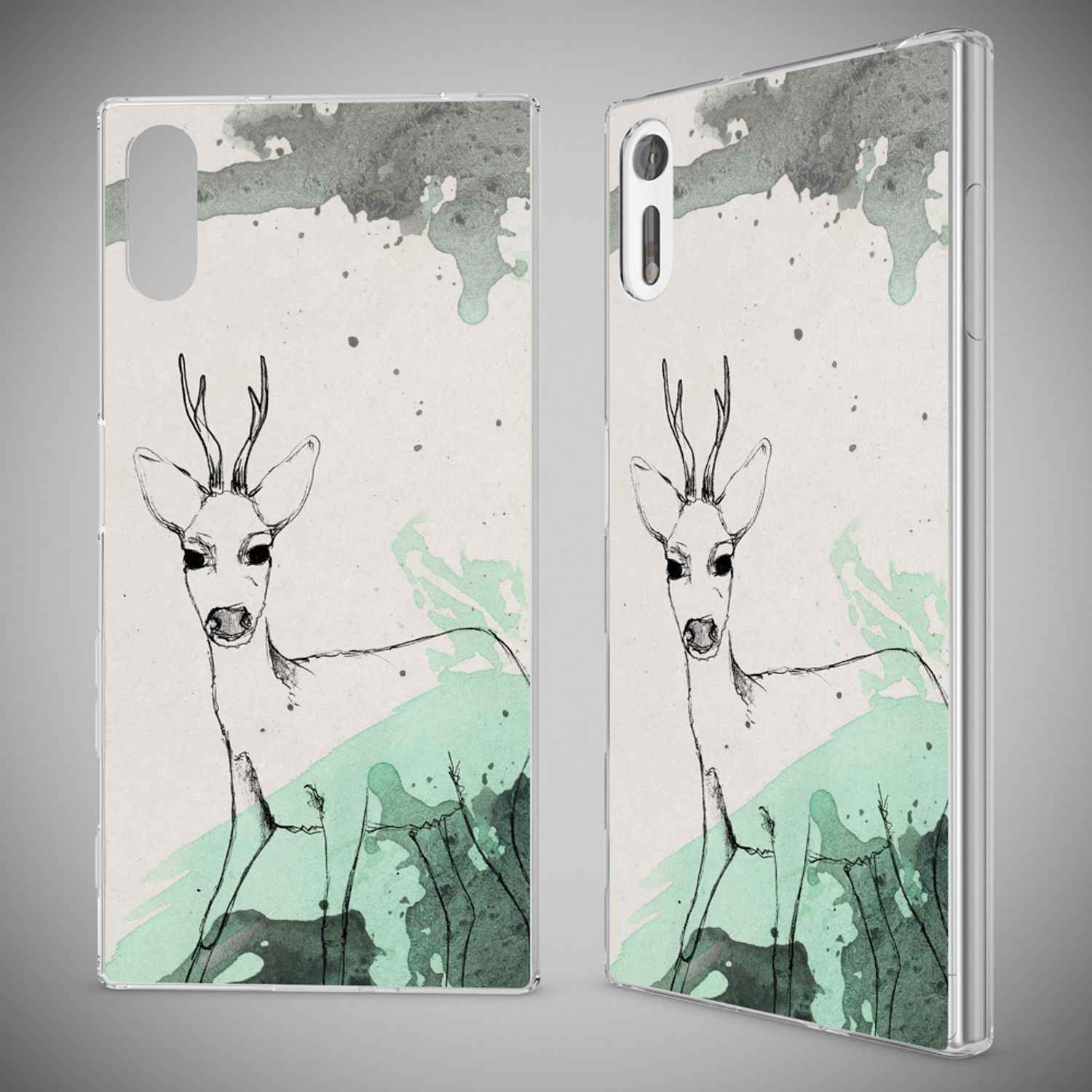 Sony Xperia XZ Handy Hülle von NALIA, Silikon TPU Motiv Case Cover Bumper Dünn