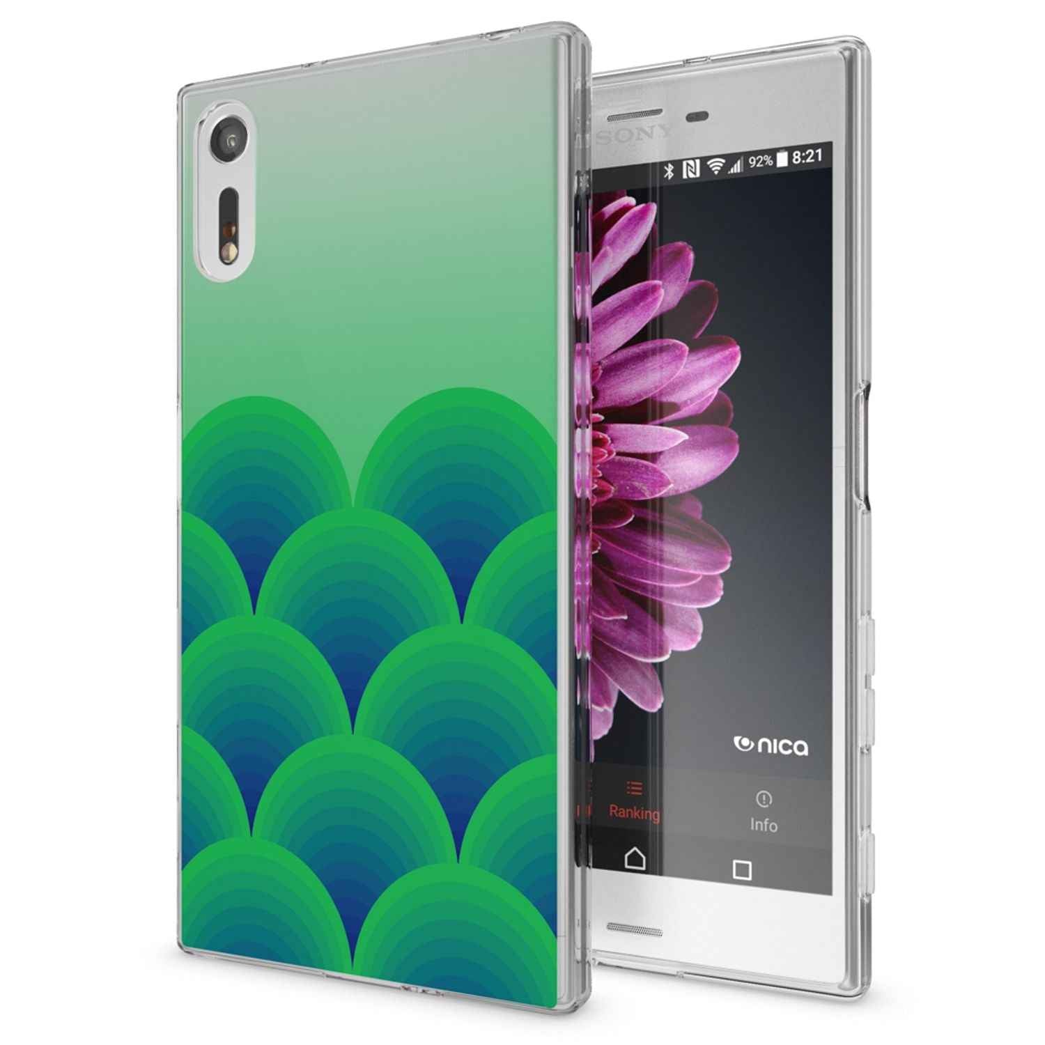 Sony Xperia XZ Handy Hülle von NALIA, Silikon TPU Motiv Case Cover Bumper Dünn