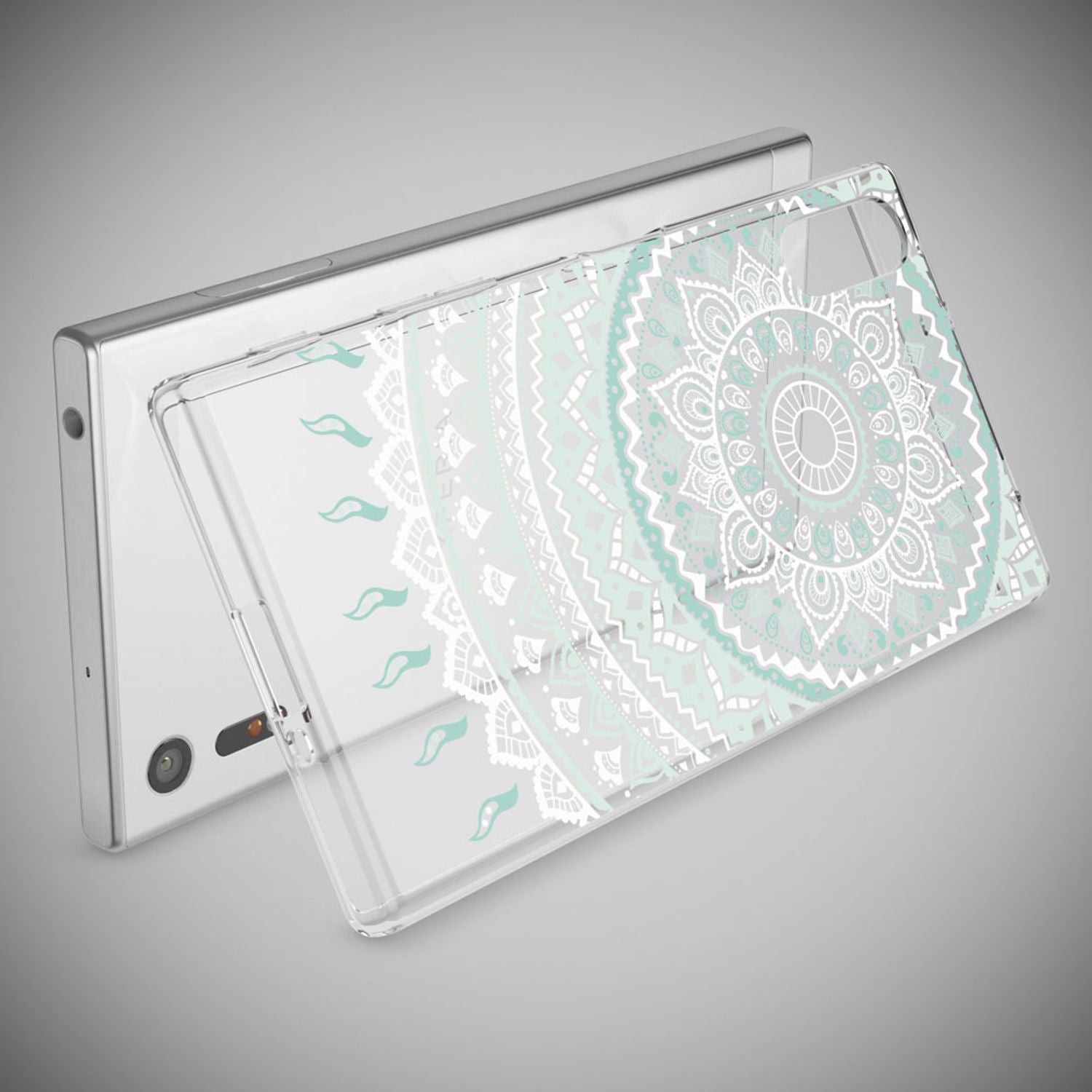 Handyhülle TPU Silikon transparent mehrfarbig für Sony Xperia XZ | NALIA Berlin
