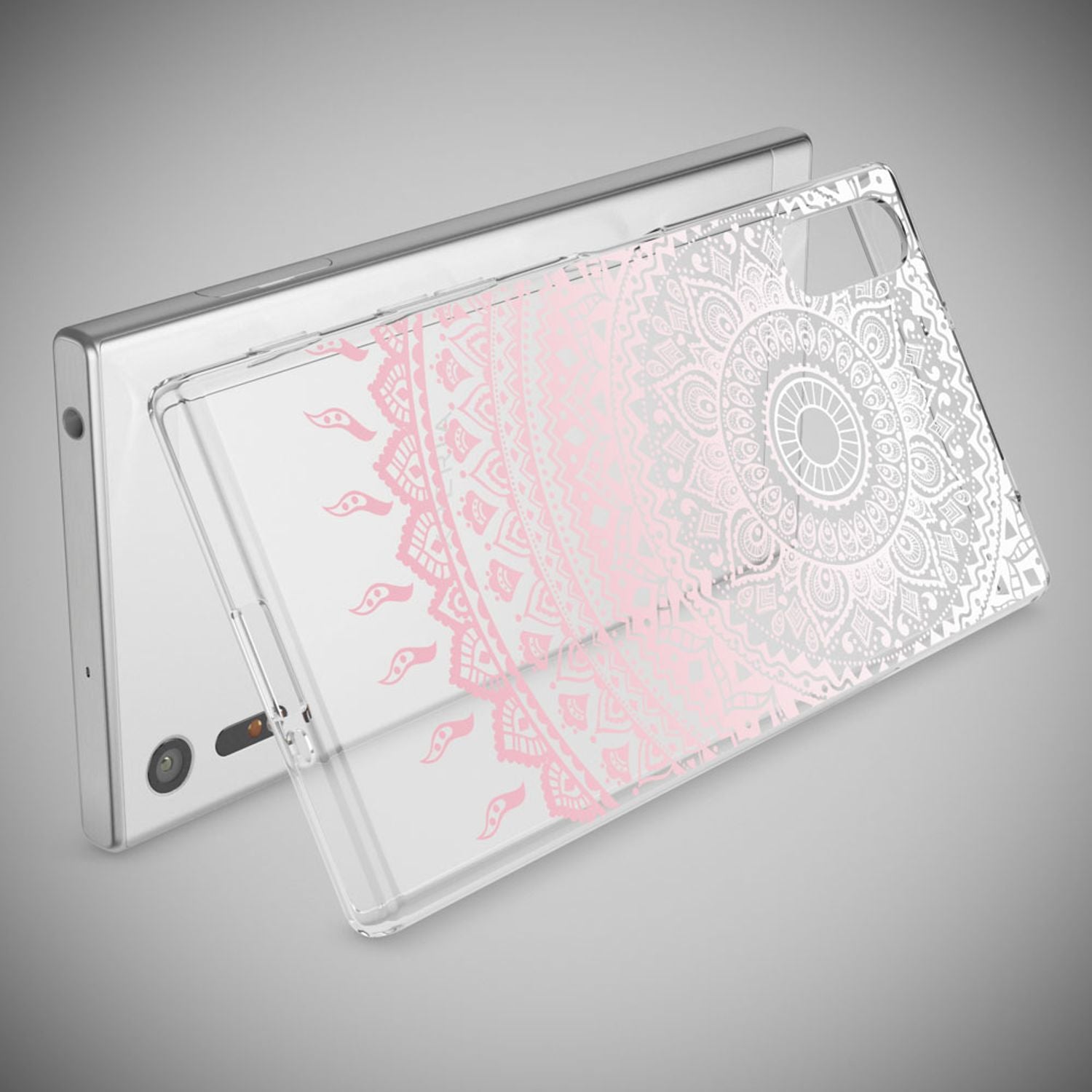 Handyhülle TPU Silikon transparent mehrfarbig für Sony Xperia XZ | NALIA Berlin