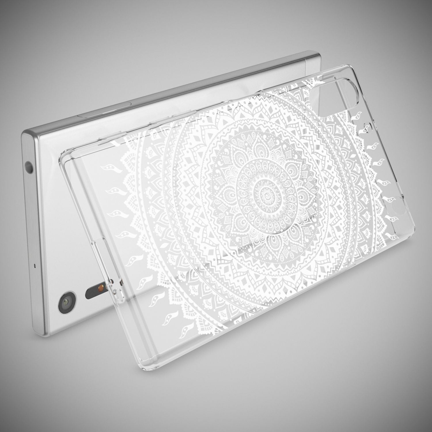 Handyhülle TPU Silikon transparent mehrfarbig für Sony Xperia XZ | NALIA Berlin