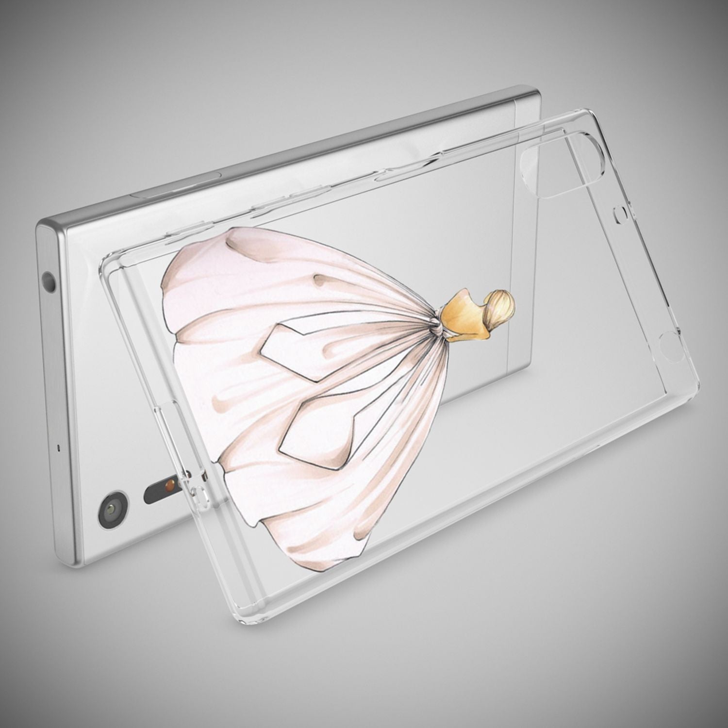 Handyhülle TPU Silikon transparent mehrfarbig für Sony Xperia XZ | NALIA Berlin