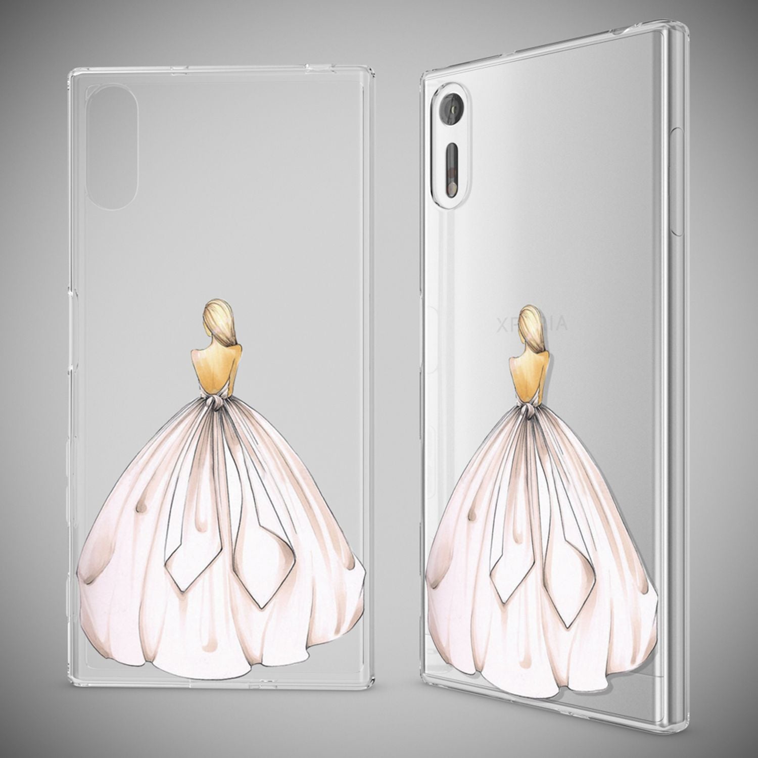 Handyhülle TPU Silikon transparent mehrfarbig für Sony Xperia XZ | NALIA Berlin