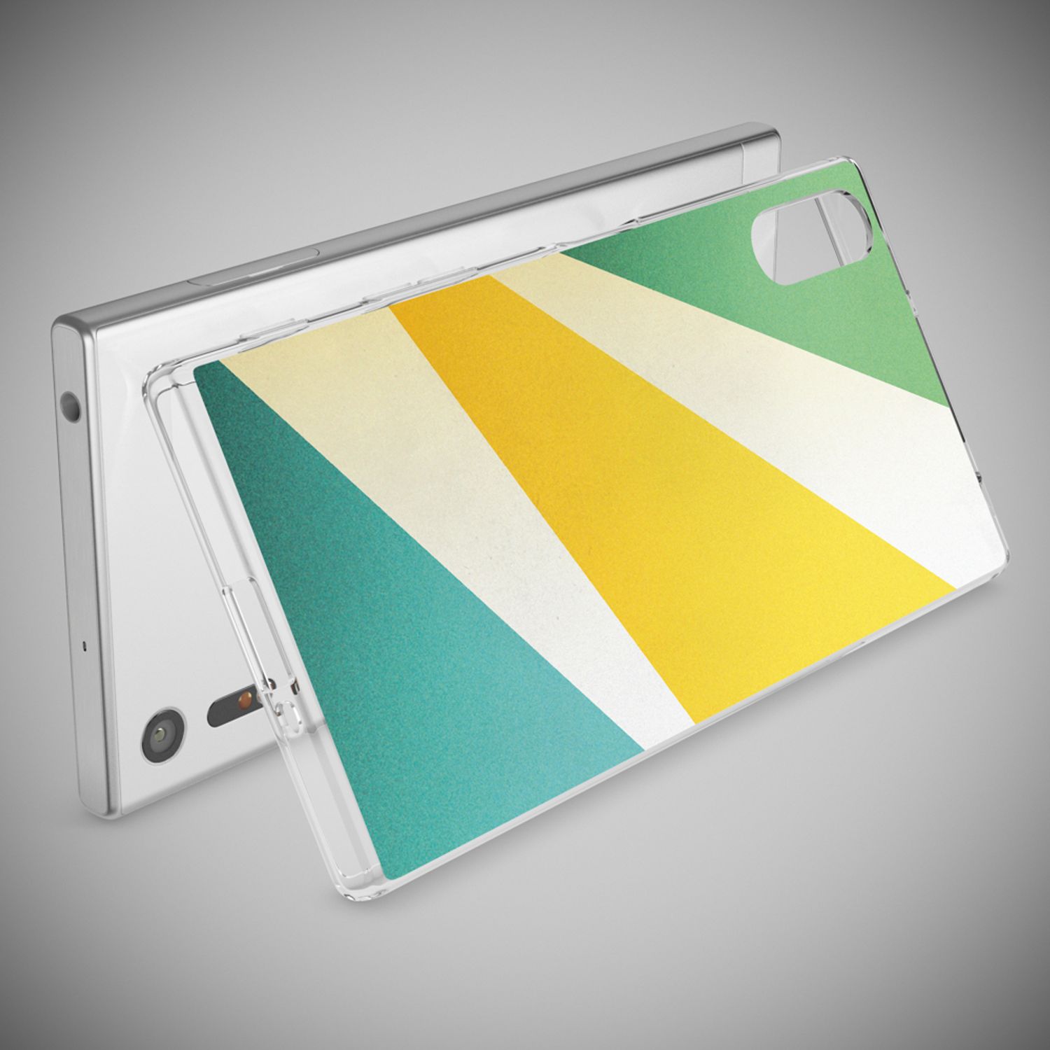 Handyhülle TPU Silikon transparent mehrfarbig für Sony Xperia XZ | NALIA Berlin