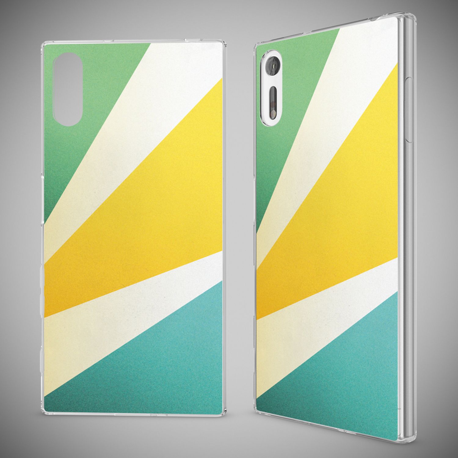 Handyhülle TPU Silikon transparent mehrfarbig für Sony Xperia XZ | NALIA Berlin