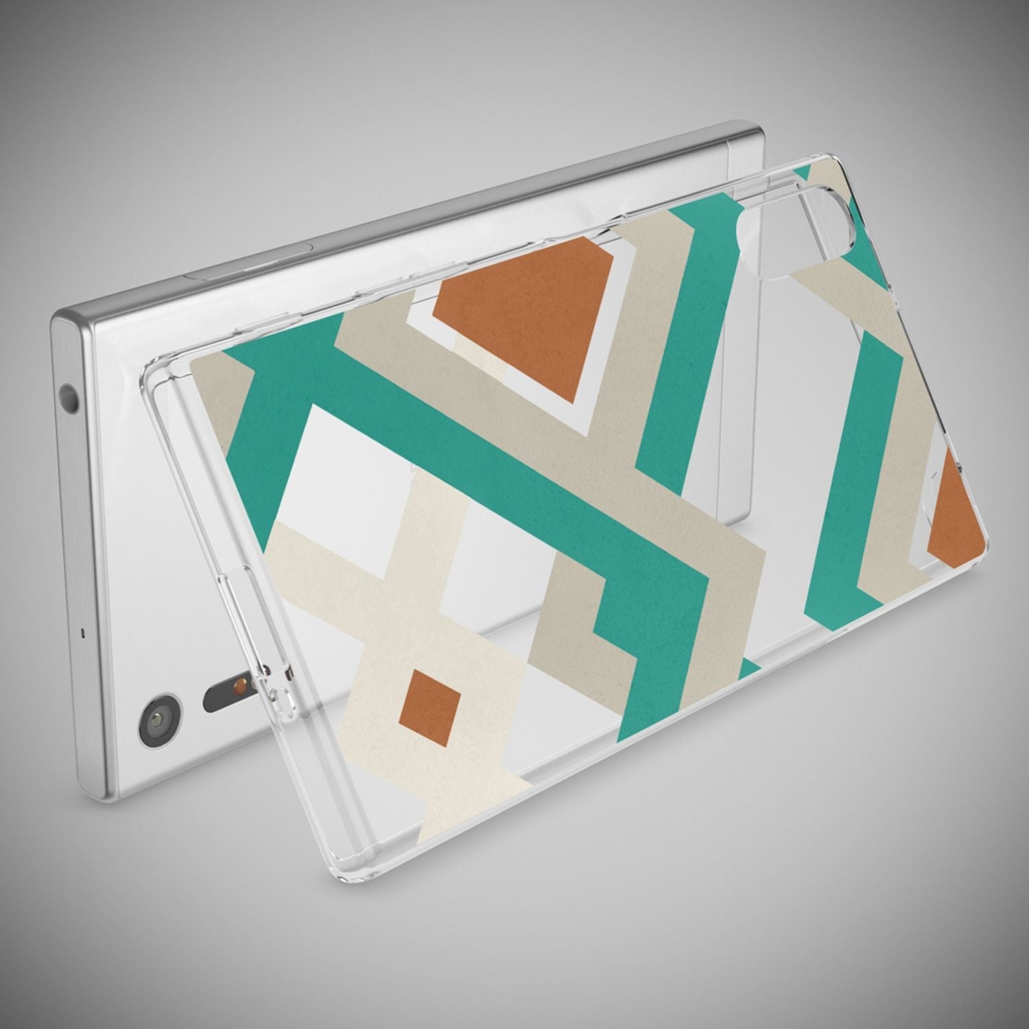 Handyhülle TPU Silikon transparent mehrfarbig für Sony Xperia XZ | NALIA Berlin