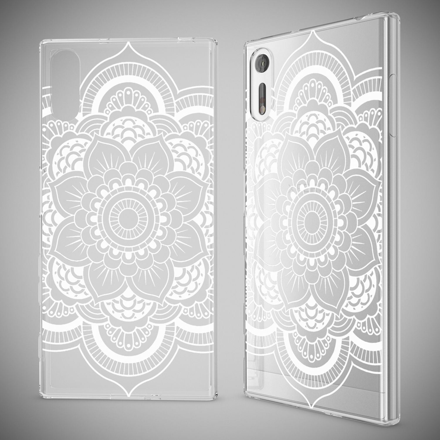 Handyhülle TPU Silikon transparent mehrfarbig für Sony Xperia XZ | NALIA Berlin
