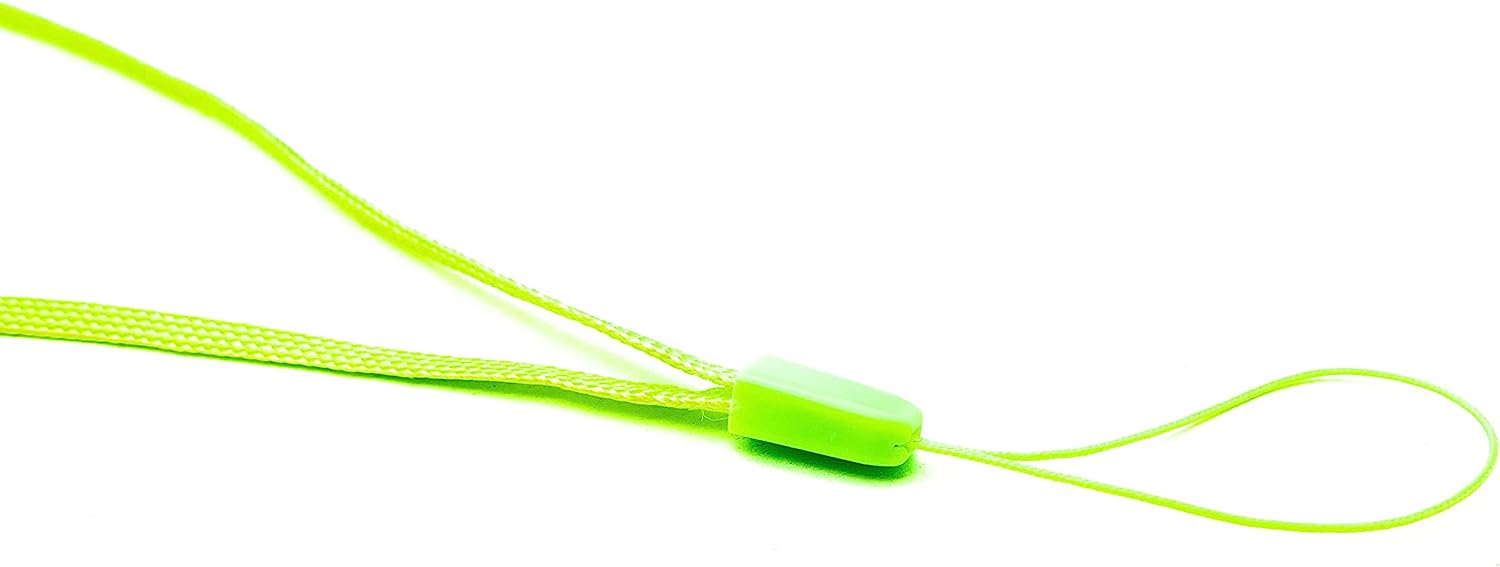 Umhängebänder Nylon hellgrün 50 cm 5er-Pack für Smartphone MP3-Player 81072445