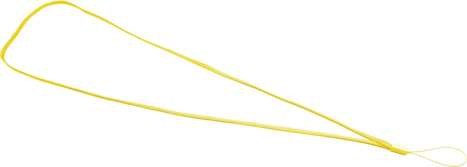 Umhängebänder 5er Set Nylon Gelb 50 cm für Smartphone MP3-Player | System-S