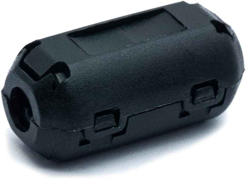 SYSTEM-S 5x Ferritkern 9 mm Ø geteilt Klappferrit Ringkern Mantelwellenfilter für Kabel