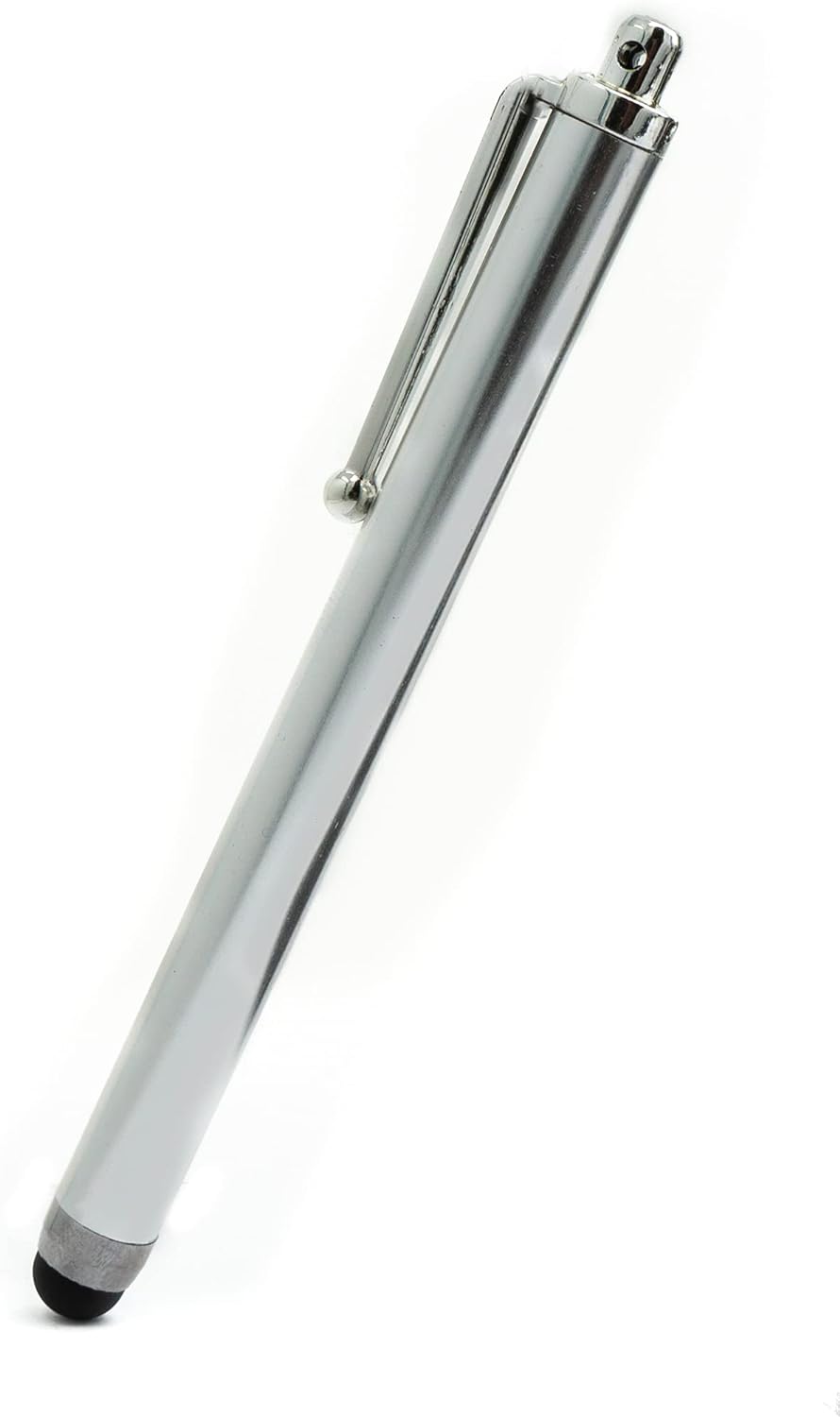 Touch Pen Stylus Aluminium silber 11 cm für Smartphone Tablet | System-S