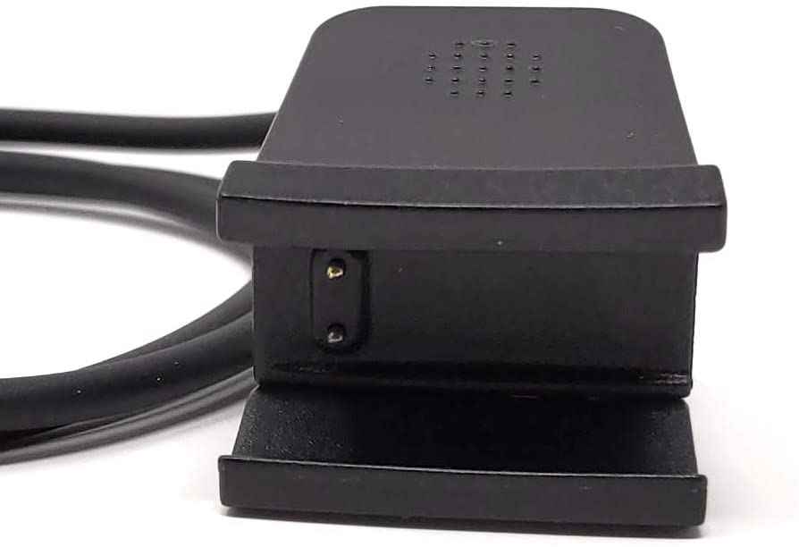 System-S USB Ladekabel für Fitbit Alta HR V2 65763028, schwarz, 53 cm