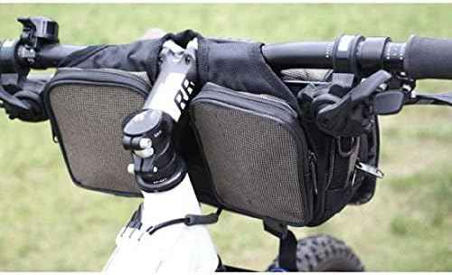 System-S Multifunktions- Fahrradtasche Lenkertasche Fahrradhalterung Fahrradtasche Schultertasche in Schwarz-braun