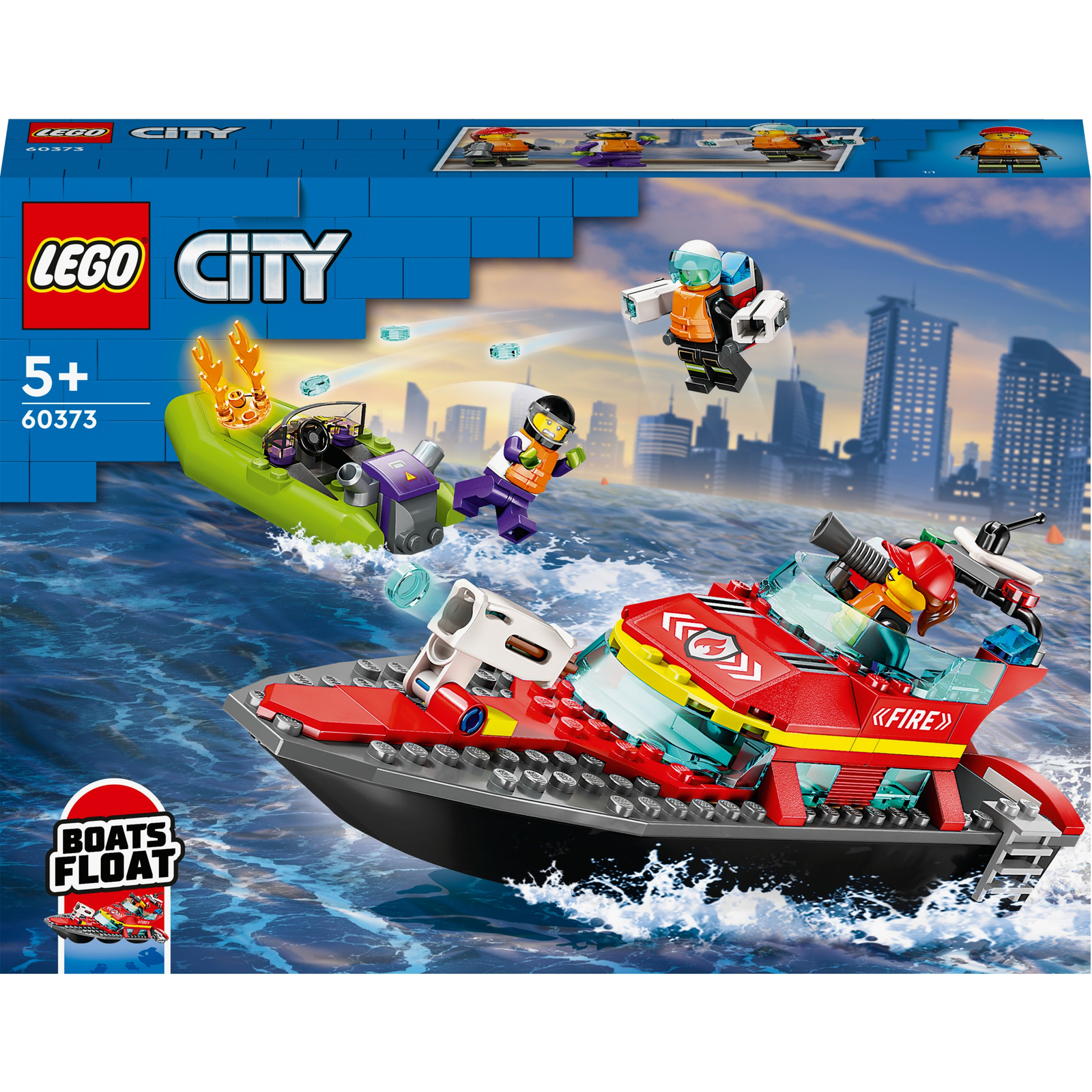 LEGO City - Tűzoltóhajó (60373)-0