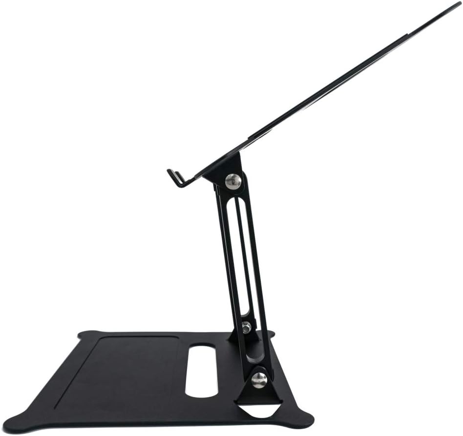 Notebook-Ständer einstellbar aus Metall in Schwarz 210×245×185 cm für Laptops