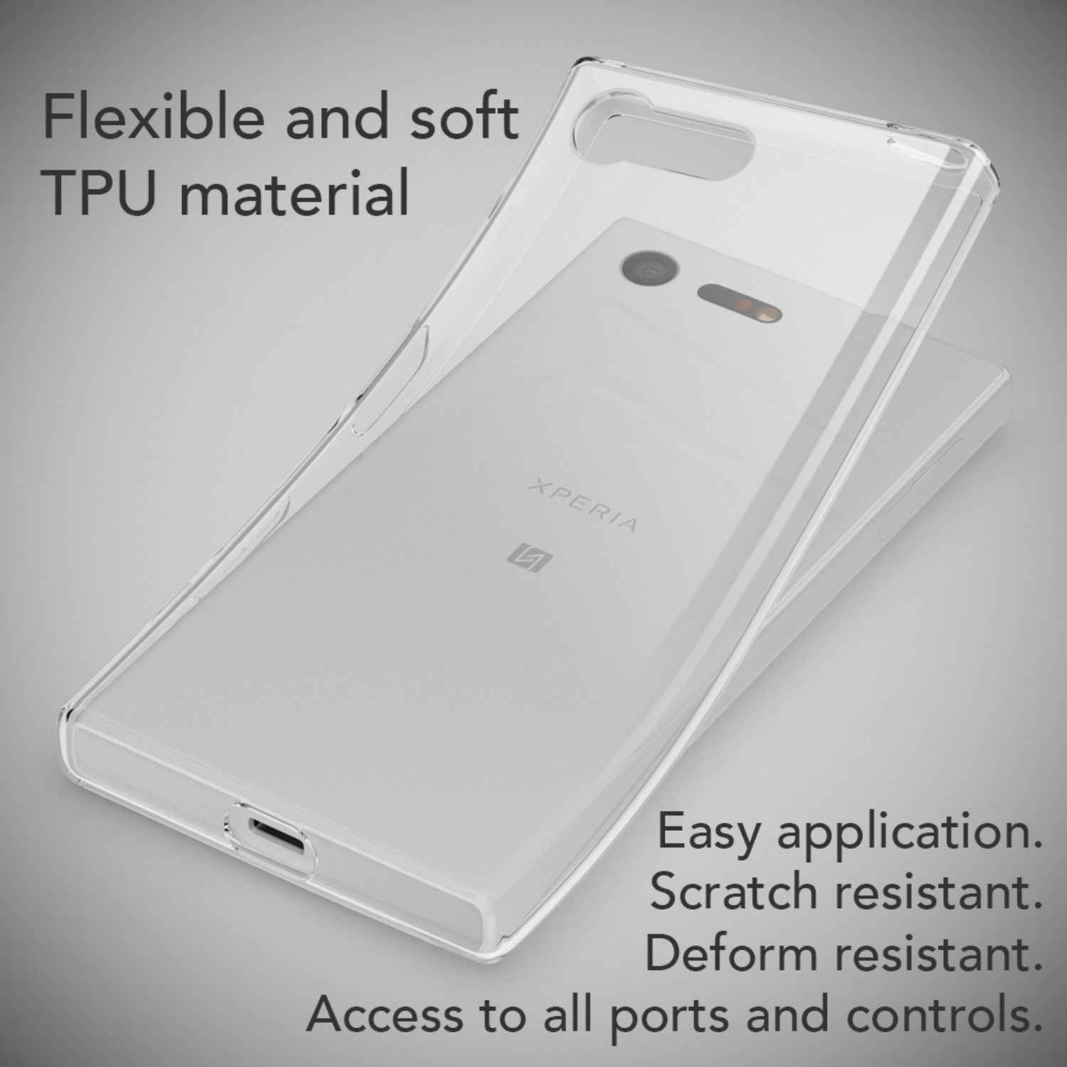 Sony Xperia X Compact Hülle von NALIA, Case Cover Tasche Schutzhülle Handyhülle
