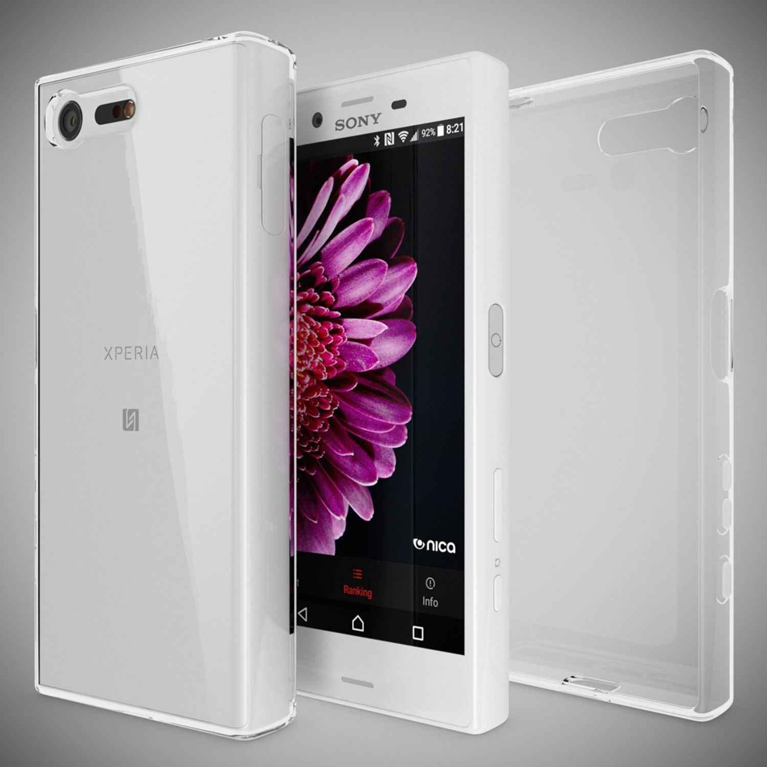Sony Xperia X Compact Hülle von NALIA, Case Cover Tasche Schutzhülle Handyhülle