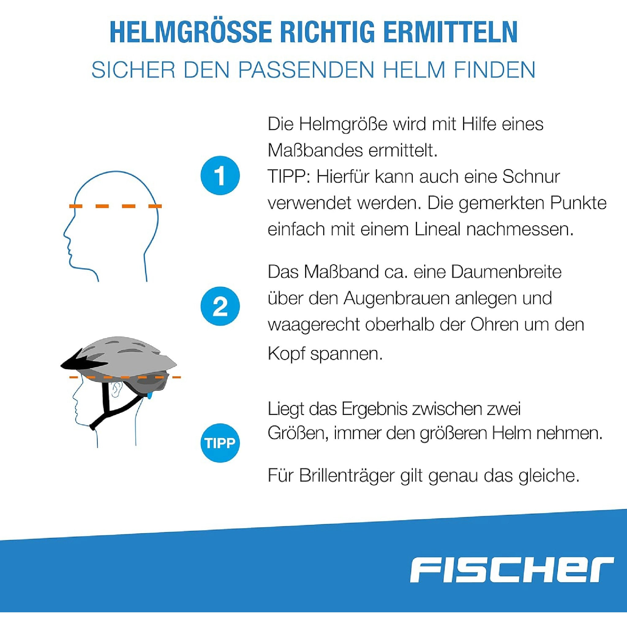 FISCHER Erwachsene Fahrradhelm, Radhelm, Cityhelm, Mountainbike-Helm Urban Montis, S/M, 52-59cm, blau gelb, mit beleuchtetem Innenring-System Hauptansicht