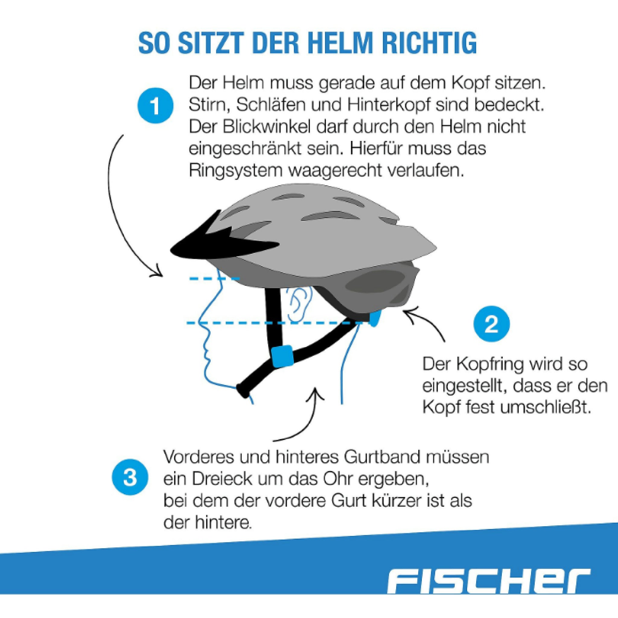 FISCHER Erwachsene Fahrradhelm, Radhelm, Cityhelm Urban Levin, S/M, 52-59cm, grau, mit beleuchtetem Innenring-System Hauptansicht