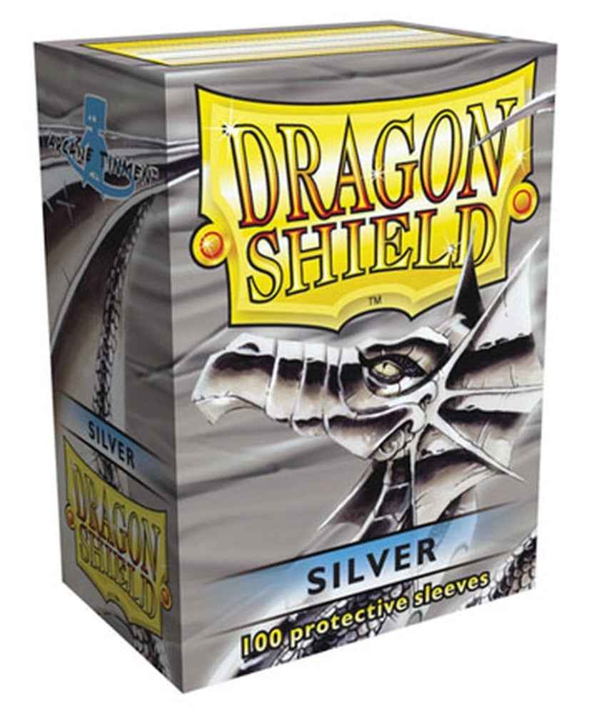 Dragon Shield Kartenhüllen 63 x 88mm Sleeves Silver (100)