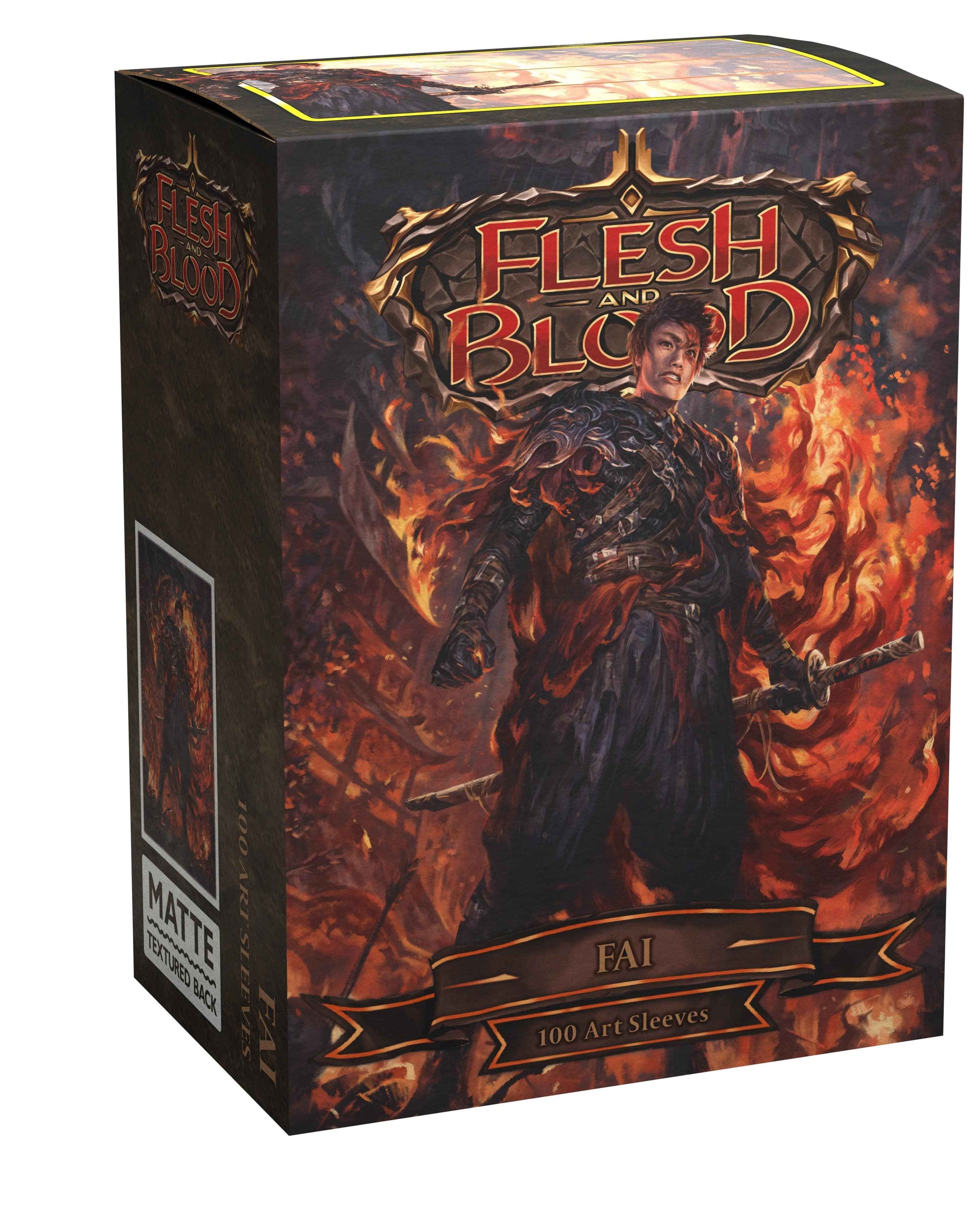 Dragon Shield Kartenhüllen Matte Art Flesh & Blood Fai (100)