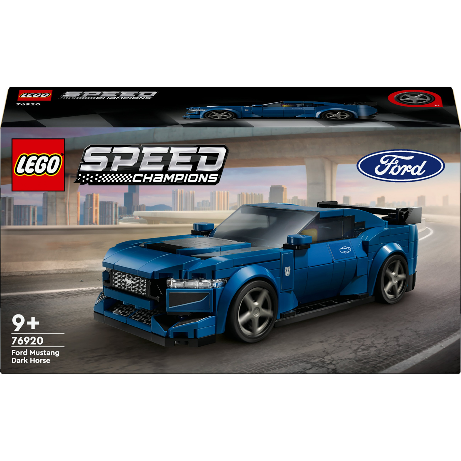 LEGO® Speed Champions_ 76920 - Ford Mustang Dark Horse versenyautó (76920)-0