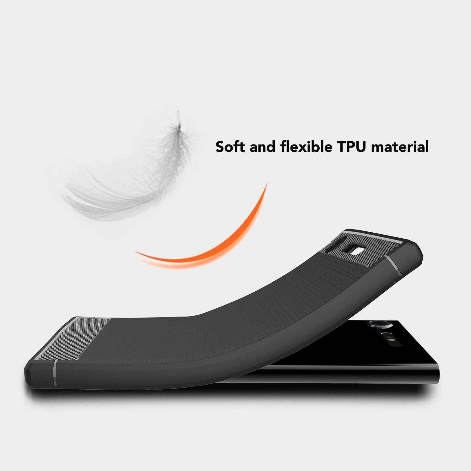 Sony Xperia XZ1 Handy Hülle von NALIA, Silikon Case Cover, Dünner Gummi Schutz