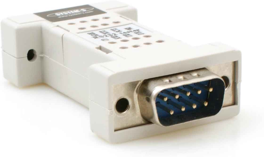 System-S RS232 to RS232 Tester Diagnosewerkzeug (ca. 1,8 x 3,4 x 6,4 cm) mit LED Leuchten Anzeige