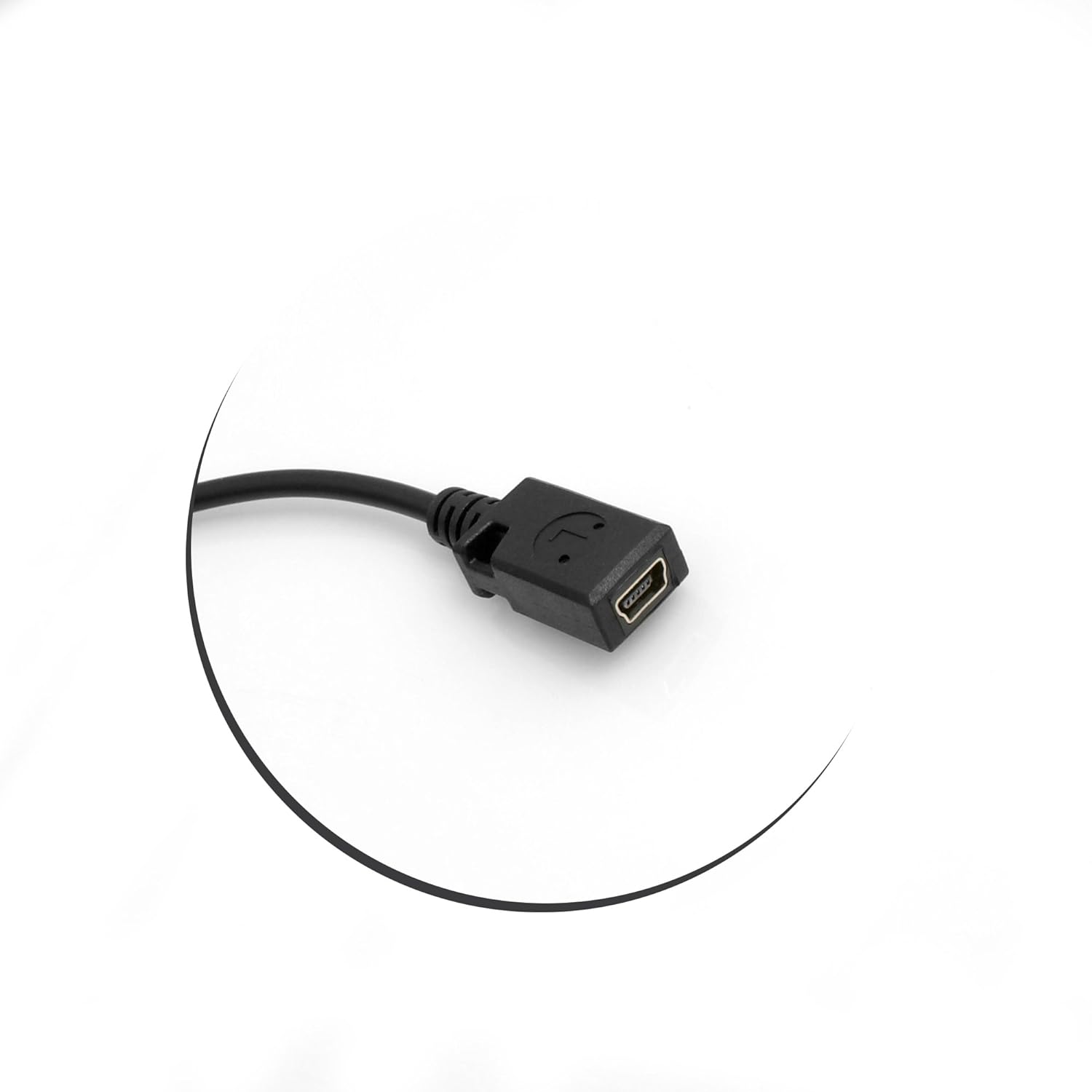 Micro-USB-Adapterkabel 15 cm schwarz USB 2.0 Datenkabel Ladekabel Verlängerung