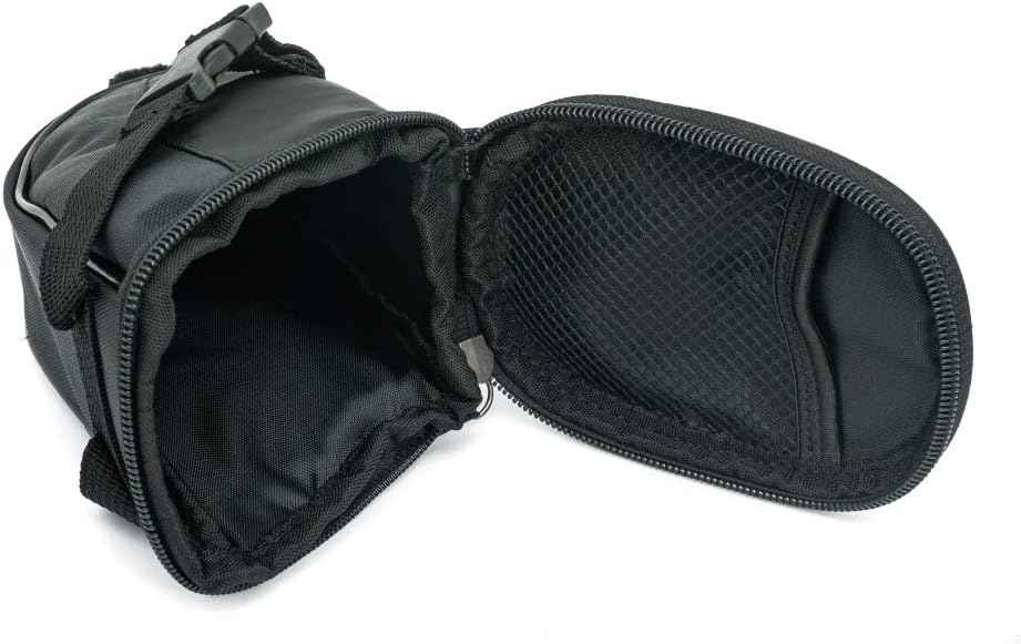 SYSTEM-S Fahrrad Sattel Tasche Halterung Befestigung wasserfest in Schwarz