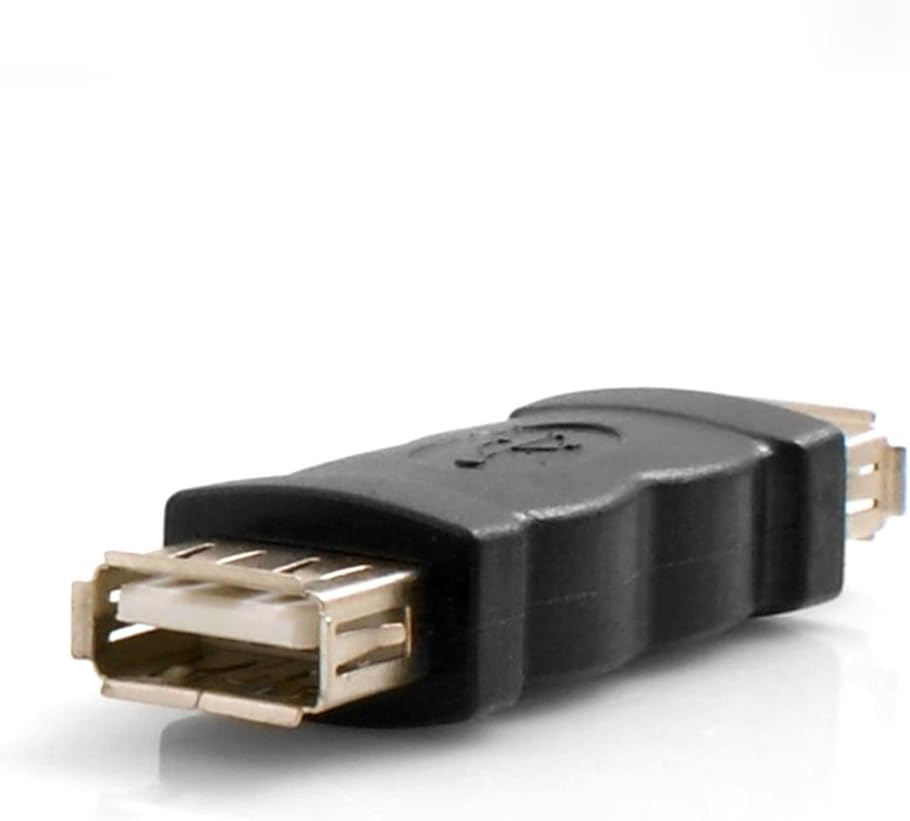 USB-Adapter USB 2.0 Typ A Buchse auf Buchse schwarz Kunststoff | System-S