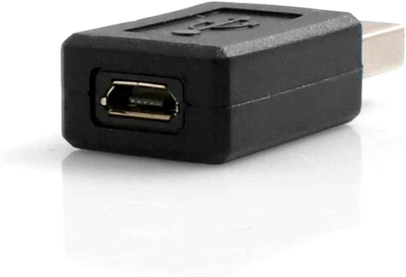 SYSTEM-S OTG Adapter USB A Male zu Micro USB Female Stecker 2.0