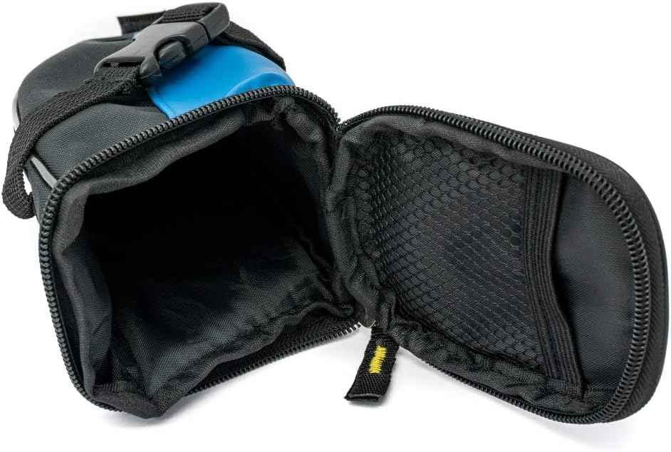 SYSTEM-S Fahrrad Sattel Tasche Halterung Befestigung wasserfest in Dunkelblau