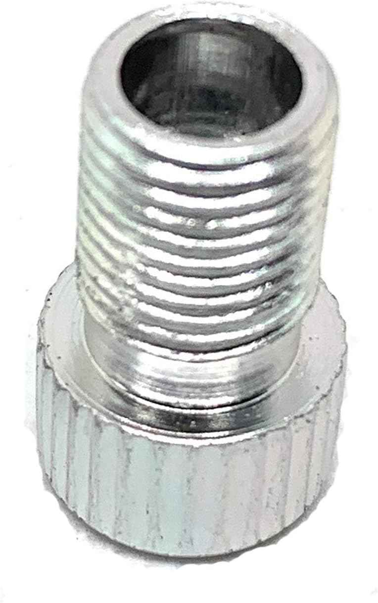 SYSTEM-S Ventil Adapter Ventiladapter Presta auf Schrader von Fahrradventil auf Autoventil Farbe Silber