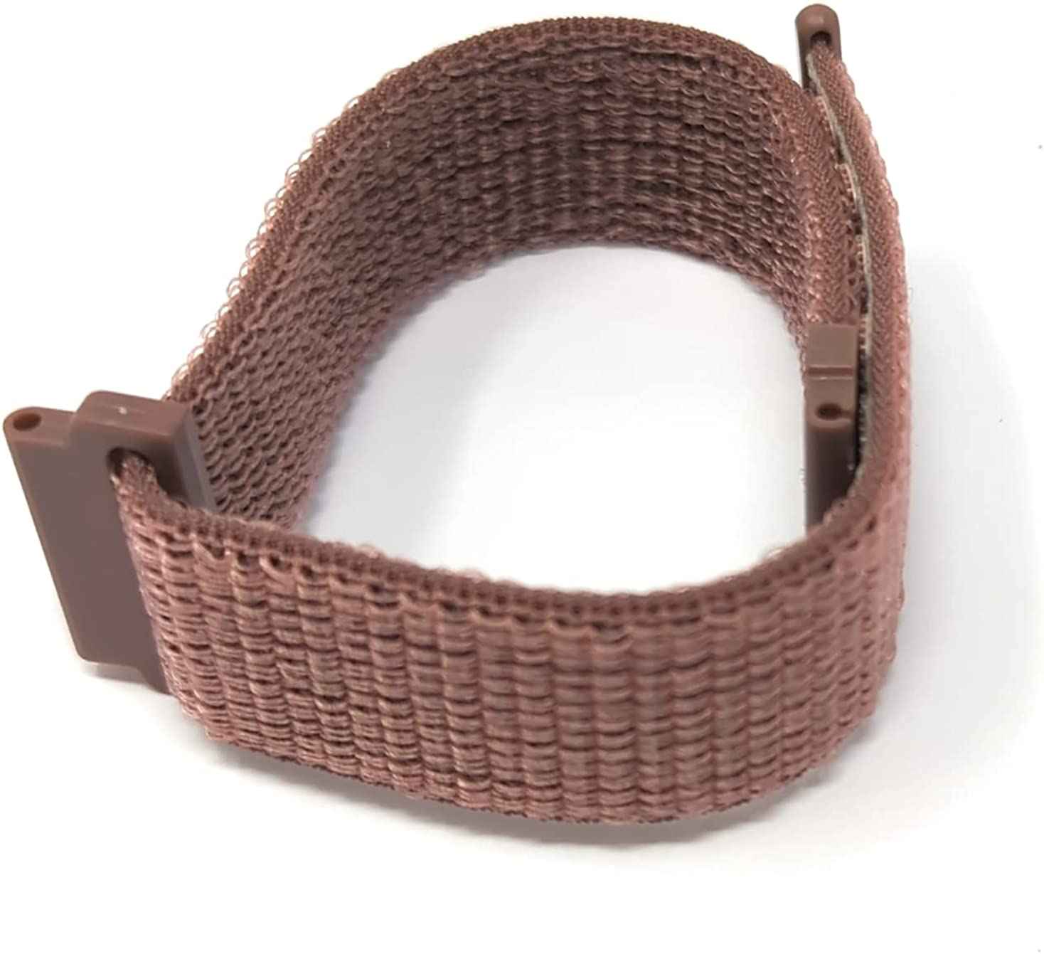 SYSTEM-S Armband 22 mm aus Nylon für Fitbit Versa 2 1 Lite Smartwatch in Lila