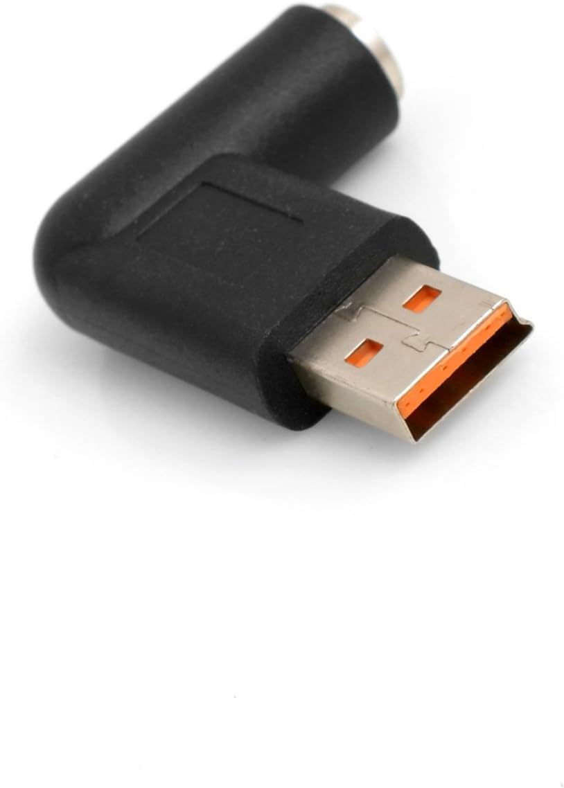 Netzteiladapter USB DC 7.9x5.4mm 90° Winkelstecker für Lenovo Yoga 3/4/11