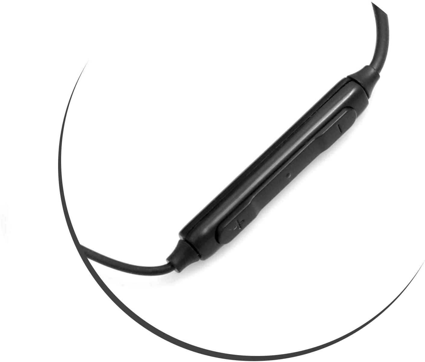 In-Ear-Headset Mono Lautstärkeregelung 3,5 mm Klinke schwarz 115 cm | System-S