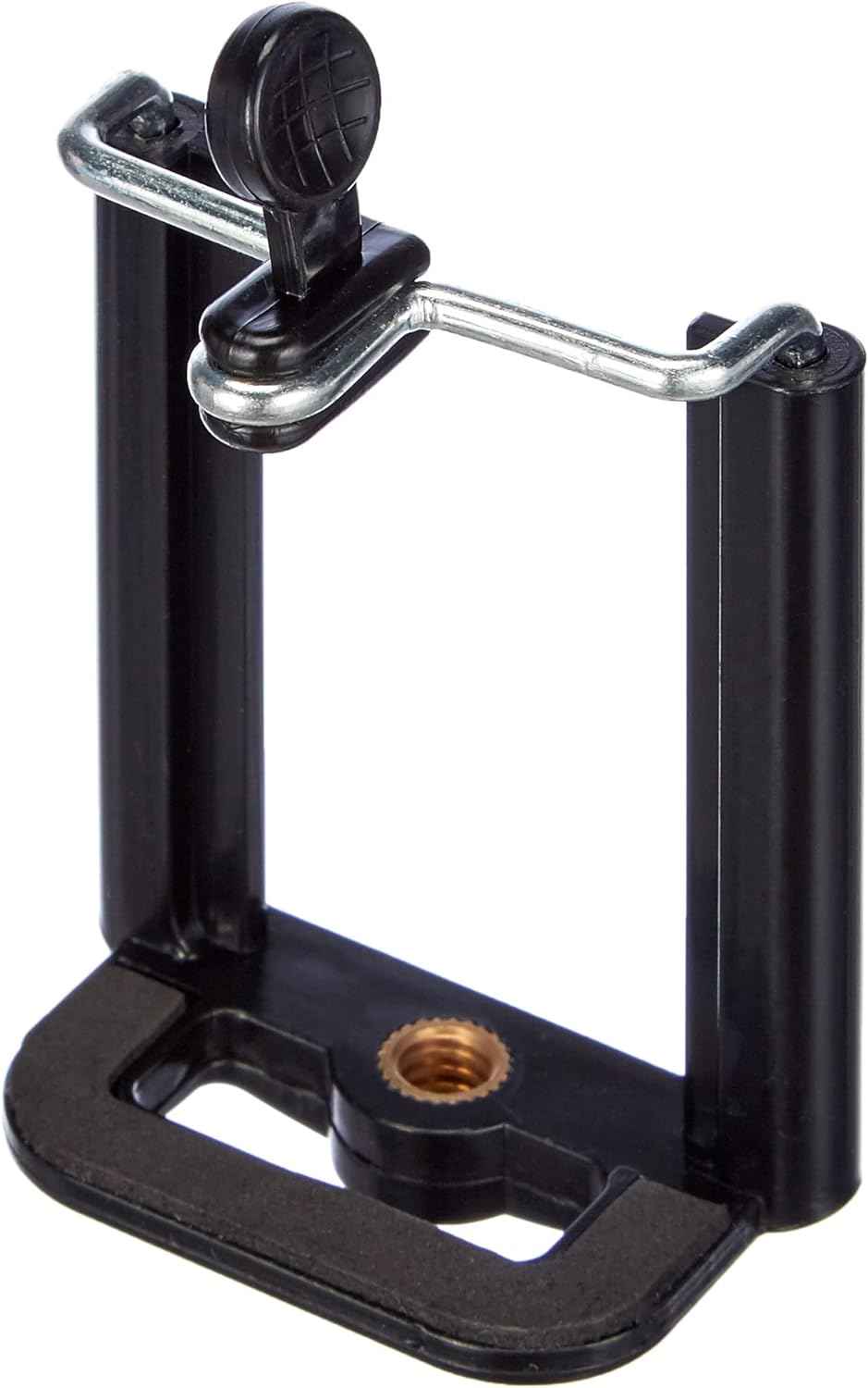 SYSTEM-S Stativ Halter Adapter Aufsatz 1/4 Gewinde für Handy smartphone Digitalkamera 55 mm - 85 mm