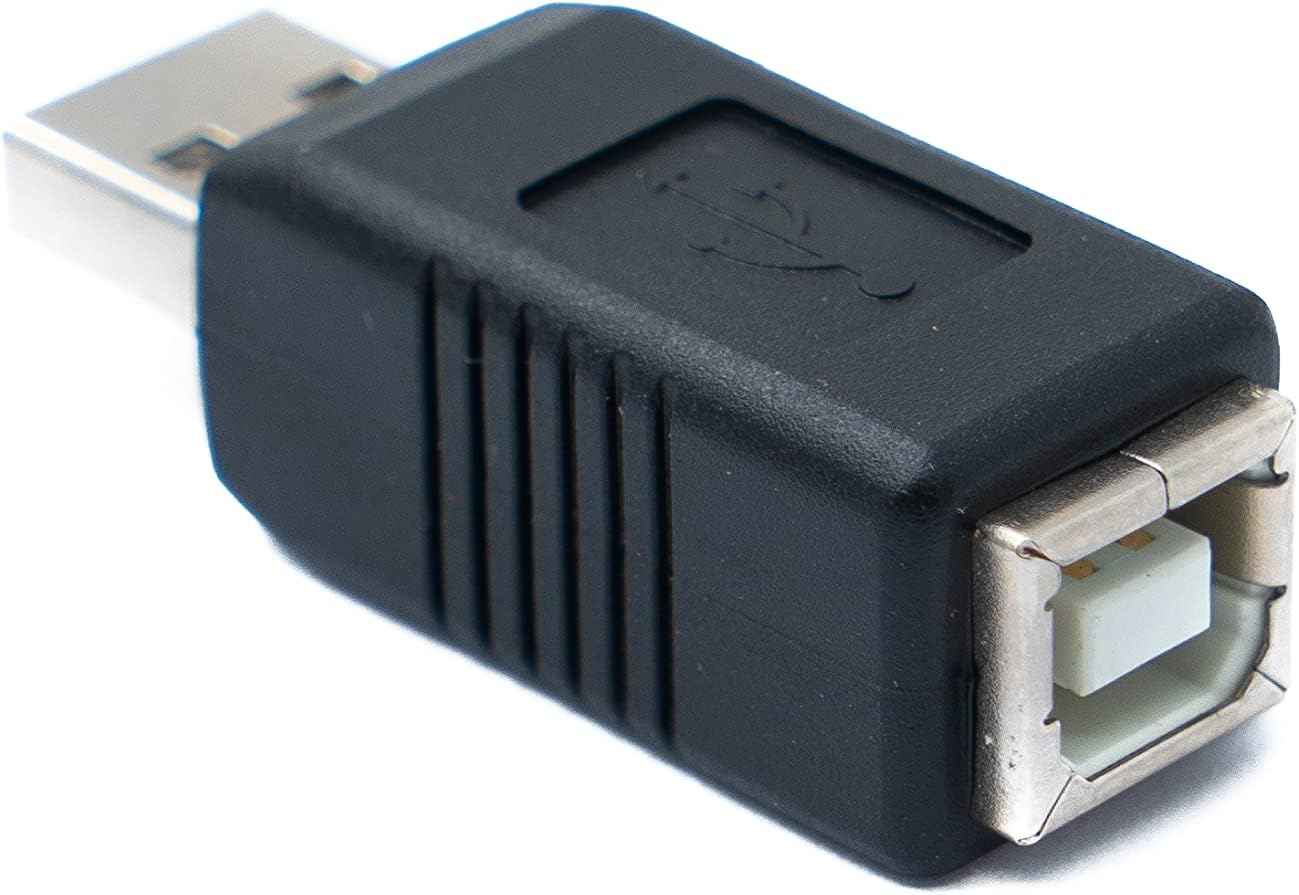 System-S USB A male auf  USB B female Adapterstecker Converter Konverter Adapter