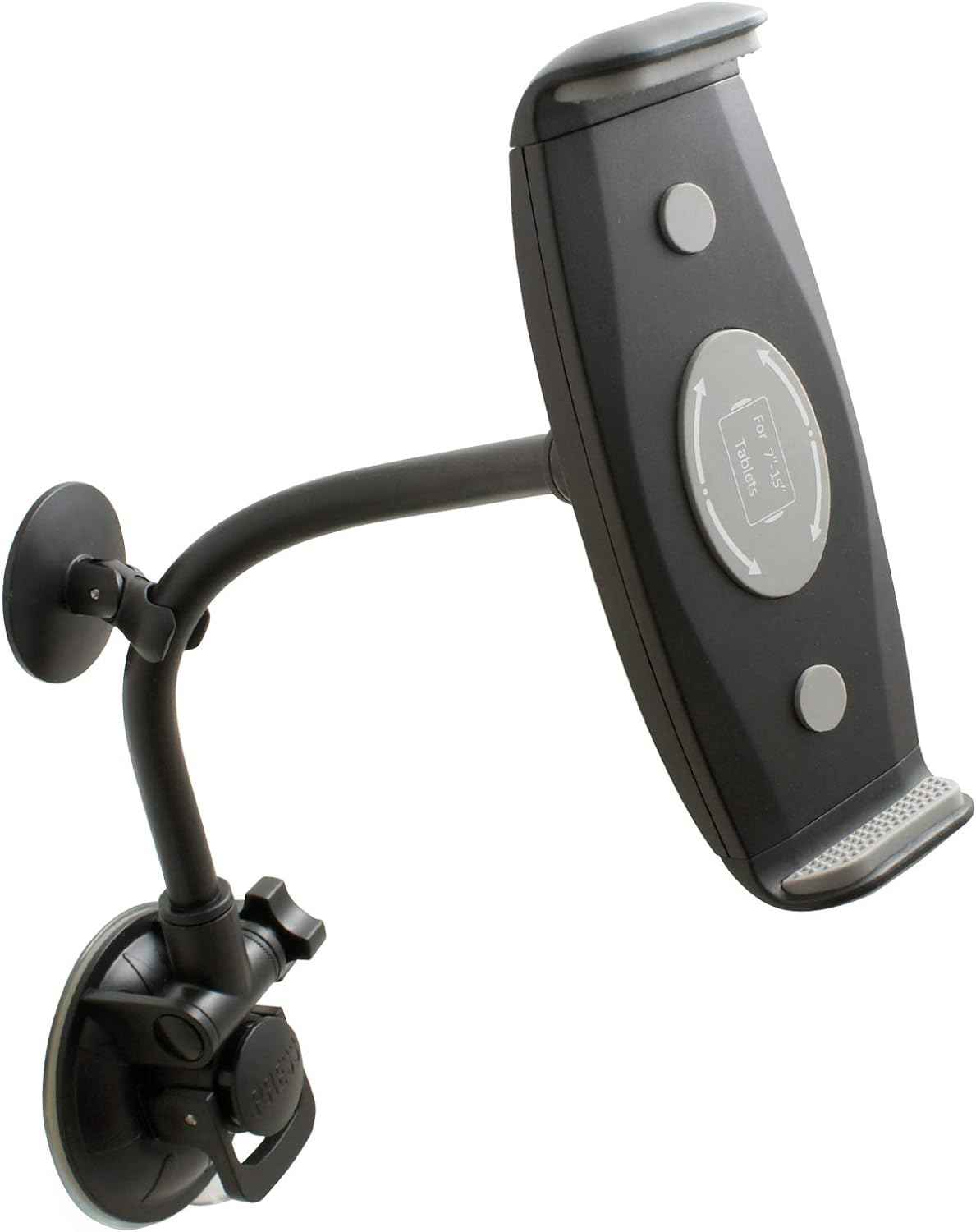 SYSTEM-S KFZ Auto Windschutzscheiben Halterung mit Saugfuß für Tablet PC von 15,5-25,5 cm