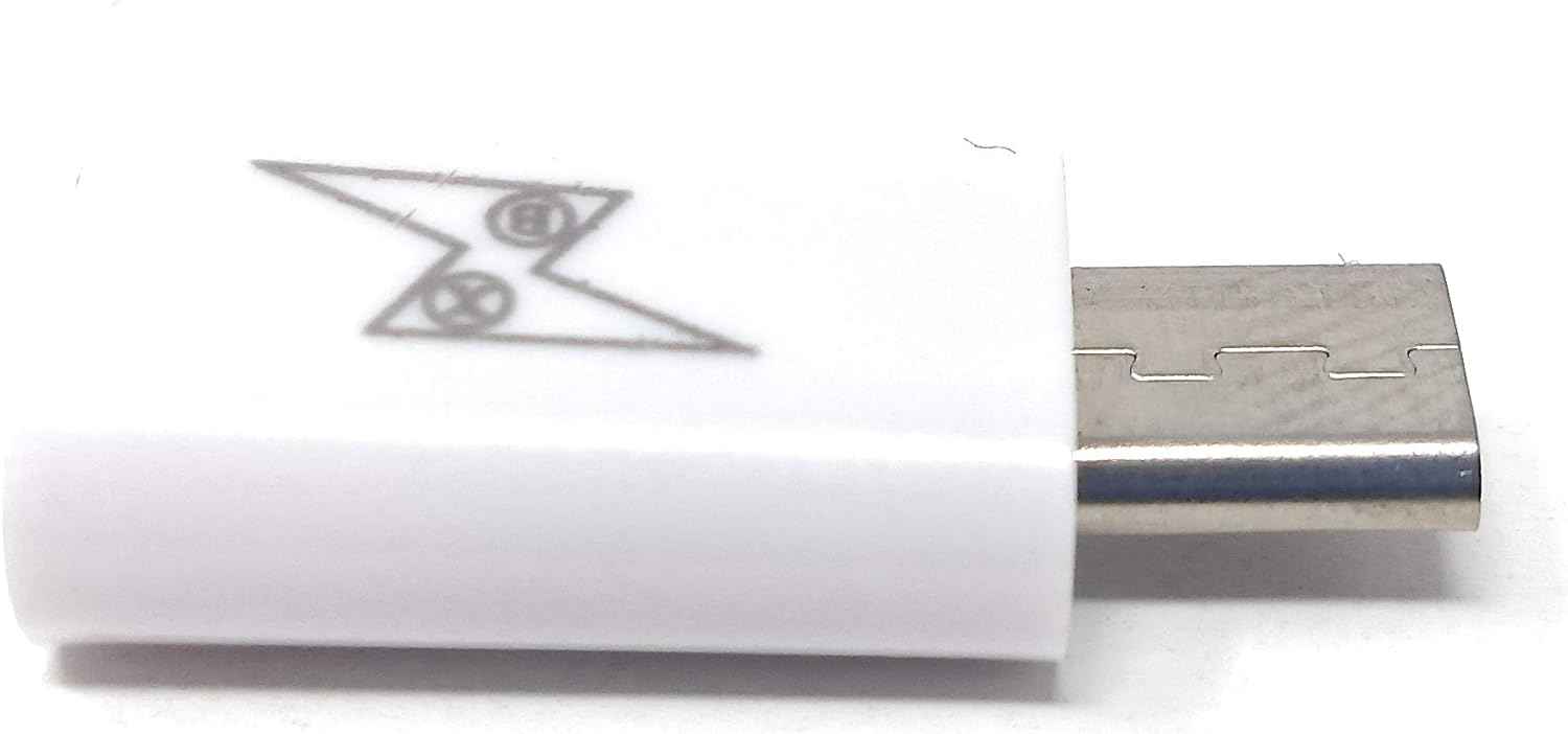 System-S USB Typ C 3.1 Buchse auf Micro USB 2.0 Stecker Adapter