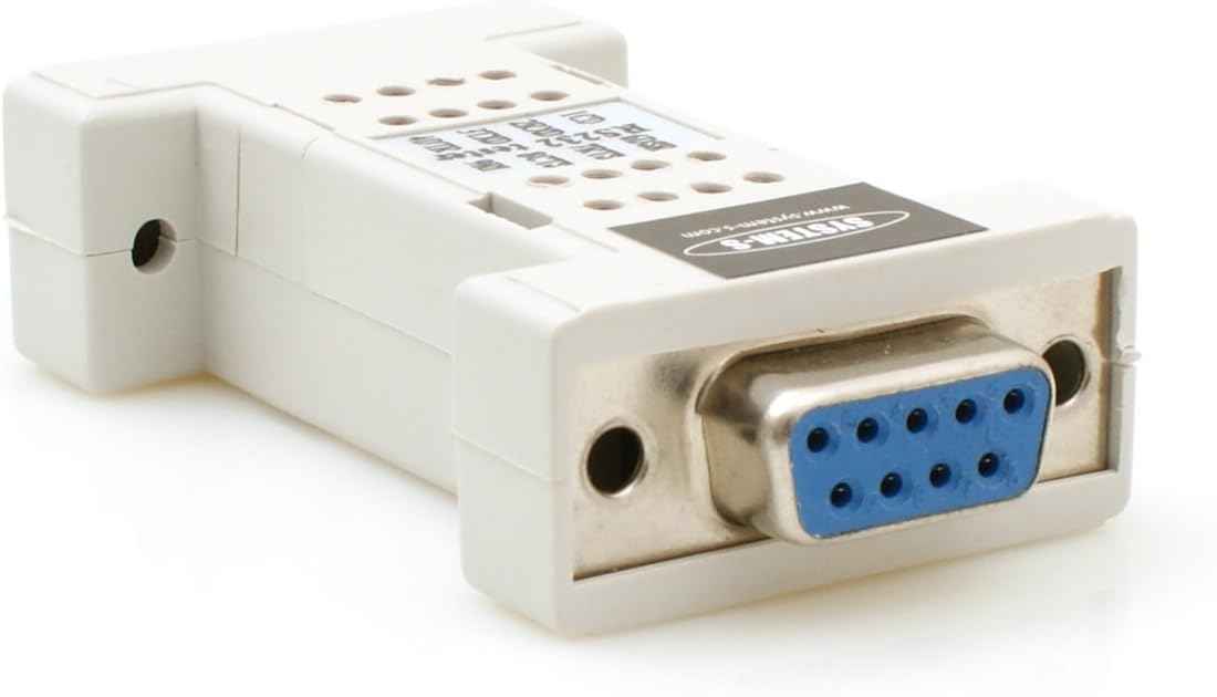 System-S RS232 to RS232 Tester Diagnosewerkzeug (ca. 1,8 x 3,4 x 6,4 cm) mit LED Leuchten Anzeige