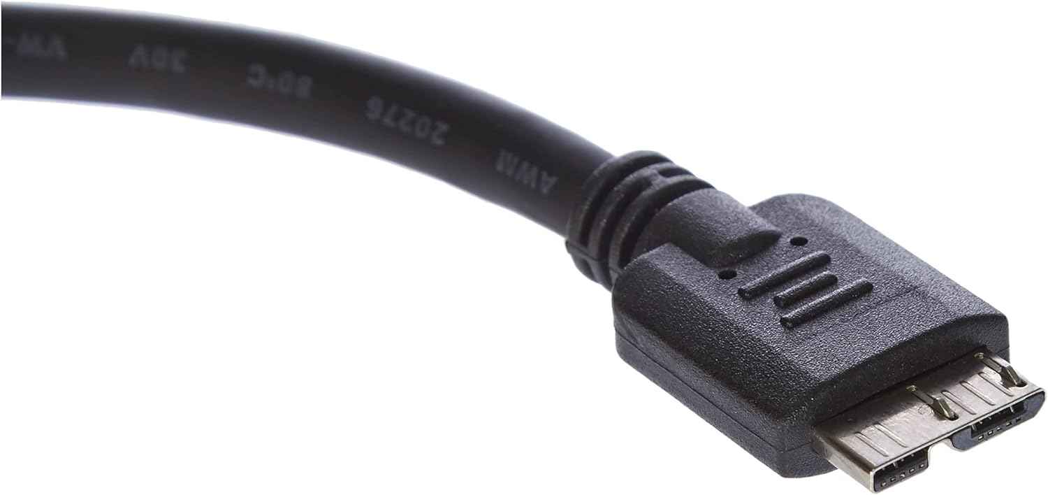 System-S Kurzes Micro USB 3.0 (USB 3.0 Micro-B) Daten & Ladekabel 10 cm für Samsung Galaxy Note 3